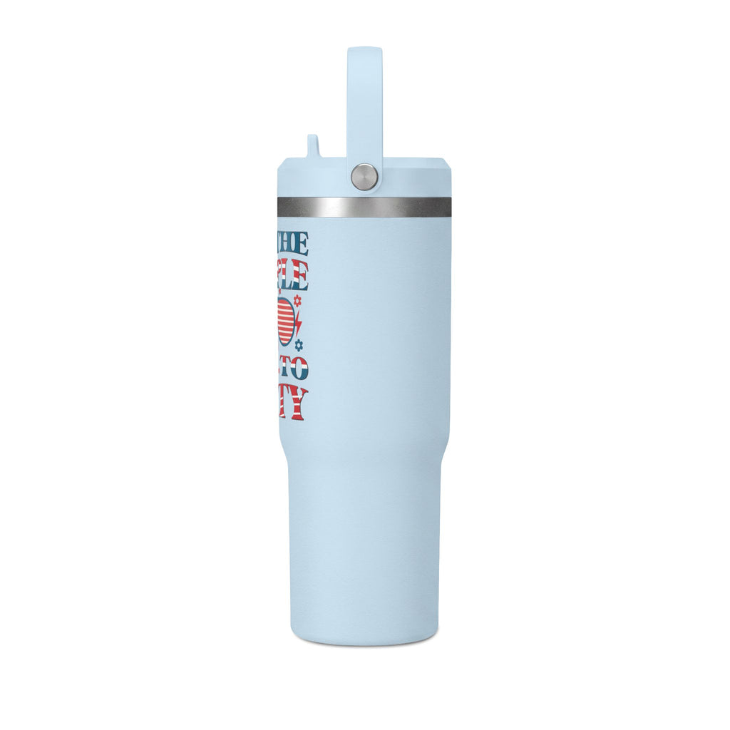 32oz Nomad Tumbler — "We the People Like to Party" Patriotic Insulated Travel Mug