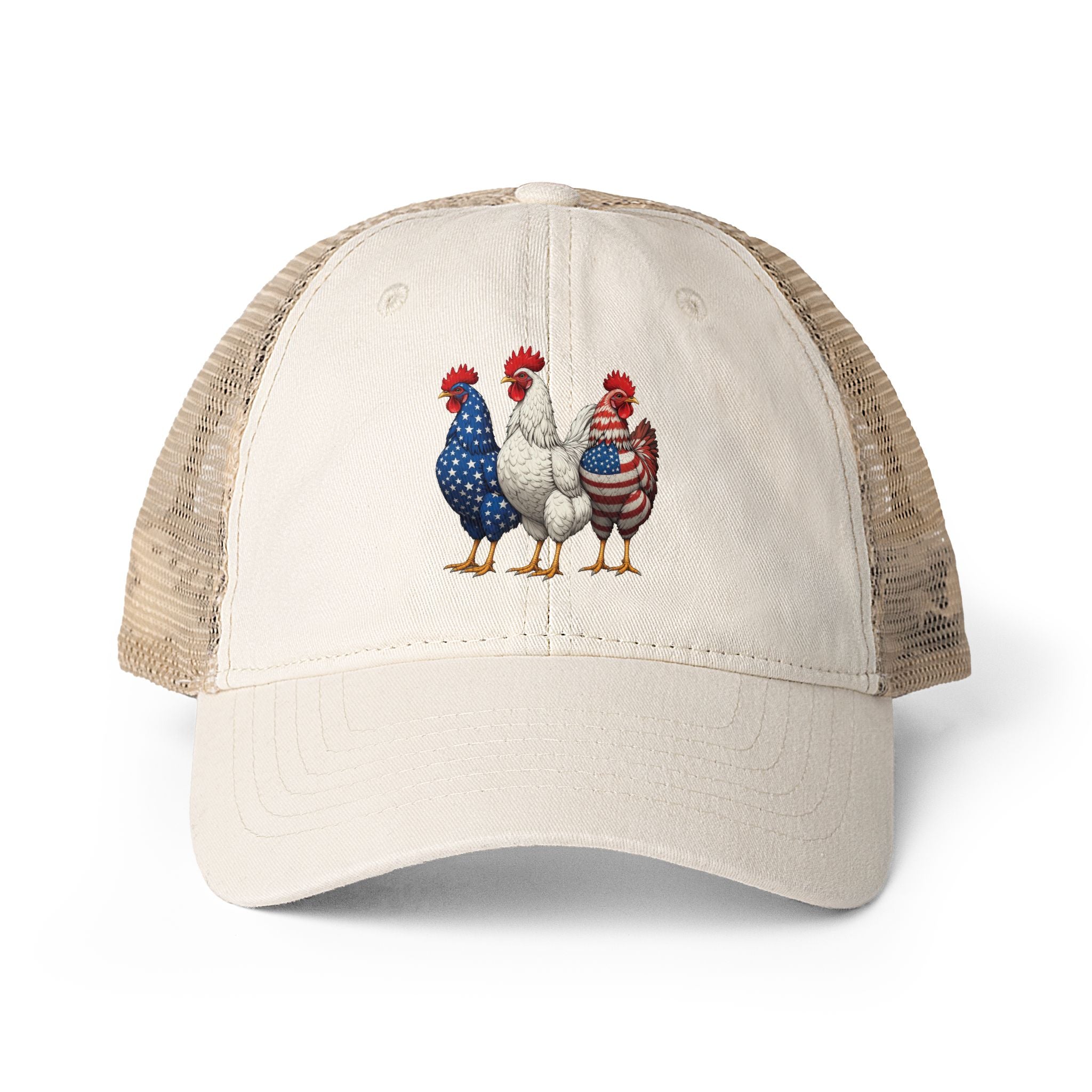 Women's Washed Mesh-Back Cap