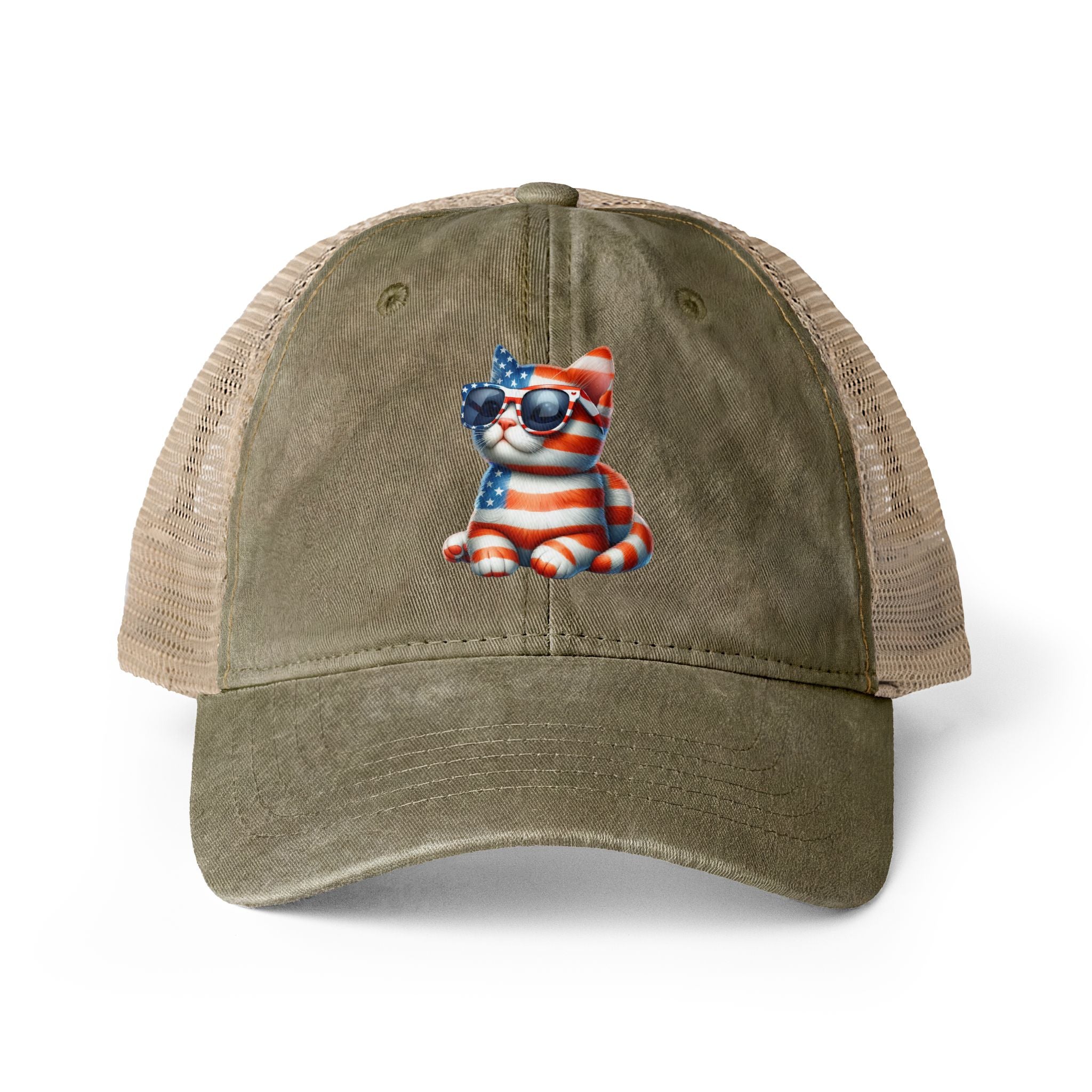 Women's Washed Mesh-Back Cap