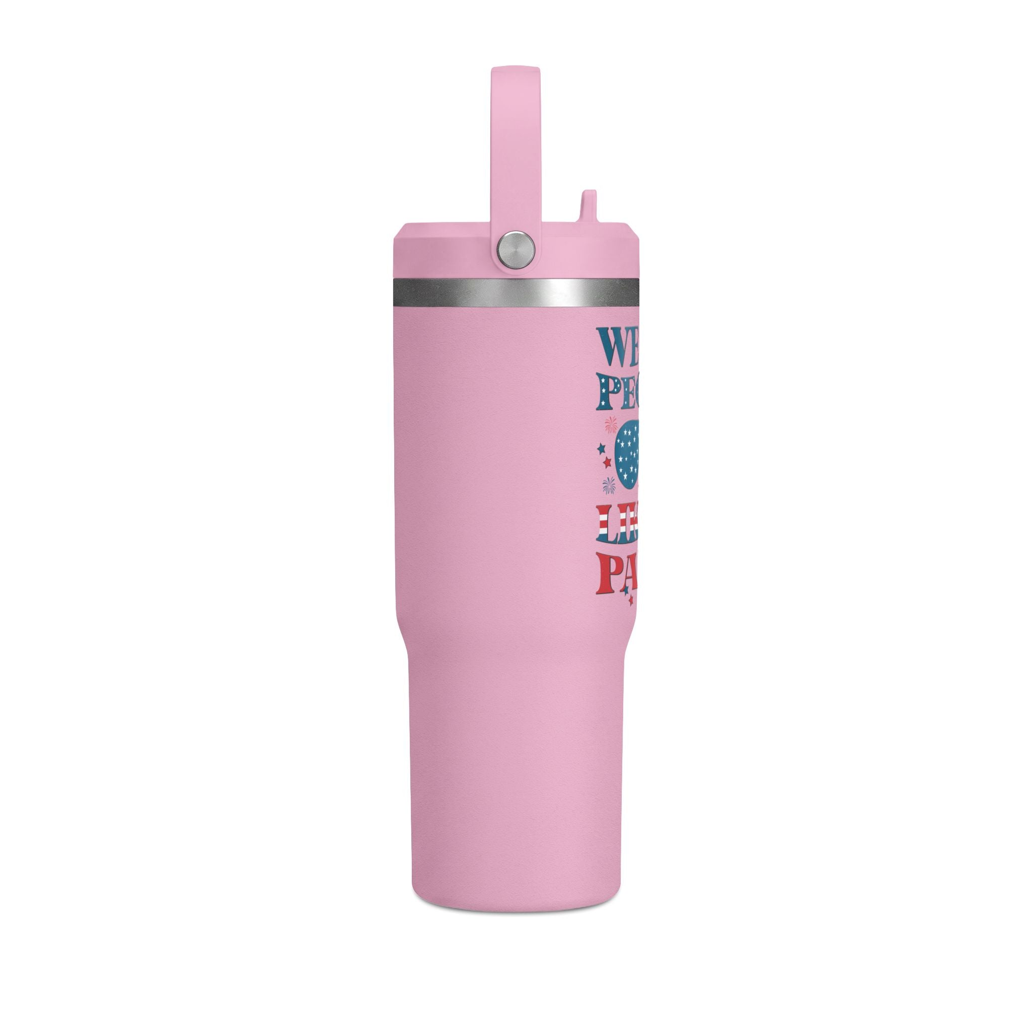 32oz Nomad Tumbler — "We the People Like to Party" Patriotic Insulated Travel Mug