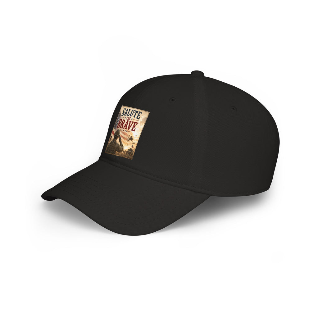 Salute the Brave Cap - Patriotic Military Tribute Baseball Hat