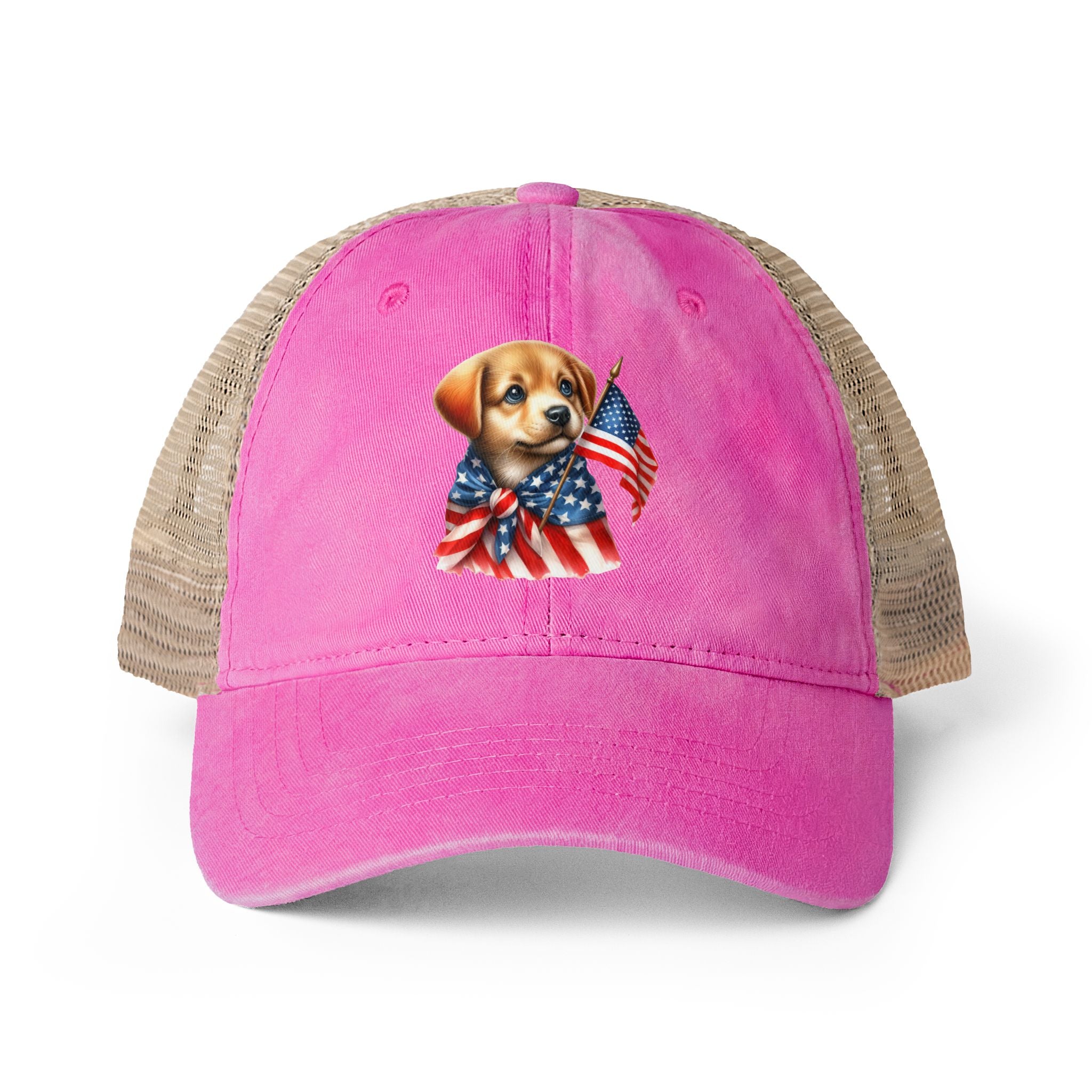 Women's Washed Mesh-Back Cap