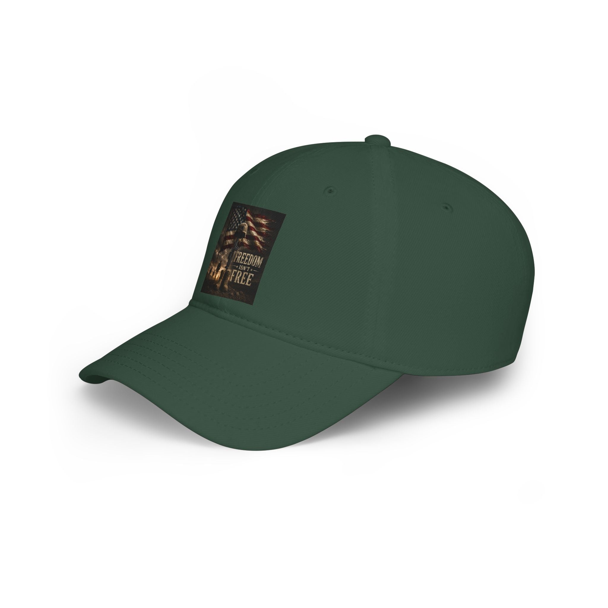Patriotic 'Freedom Isn't Free' Low Profile Baseball Cap