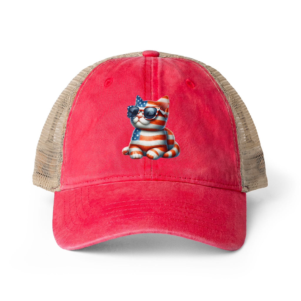 Women's Washed Mesh-Back Cap