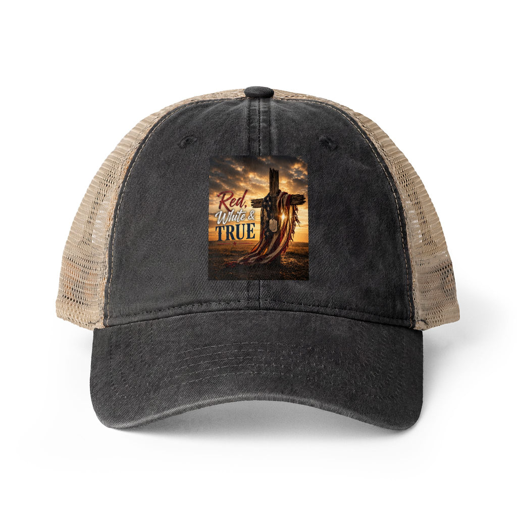 Women's Washed Mesh-Back Cap