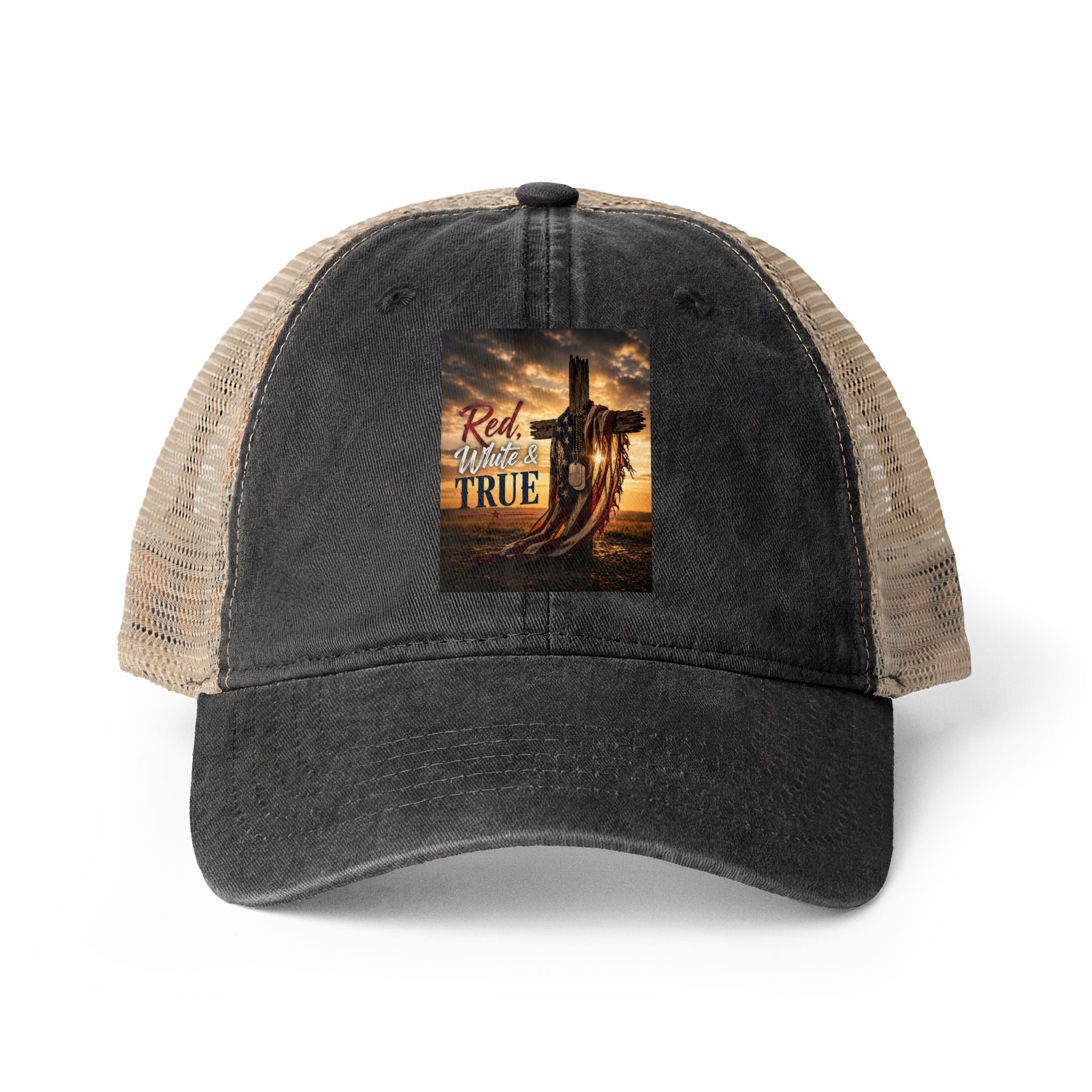 Women's Washed Mesh-Back Cap