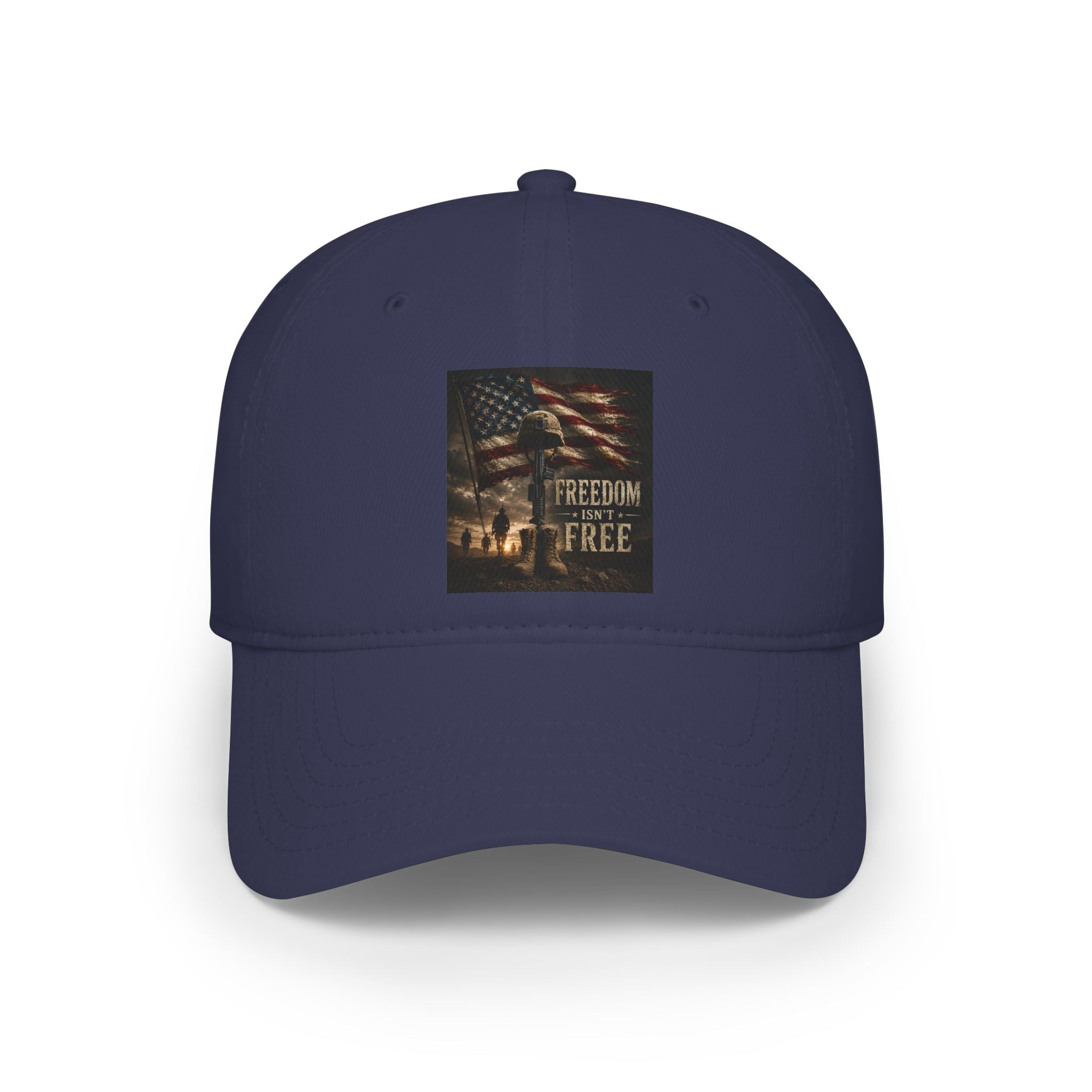 Patriotic 'Freedom Isn't Free' Low Profile Baseball Cap