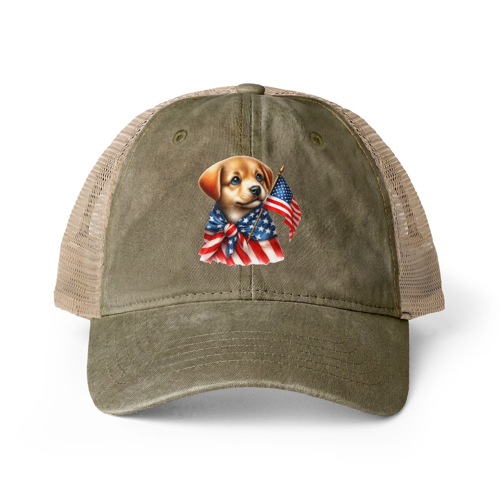 Women's Washed Mesh-Back Cap