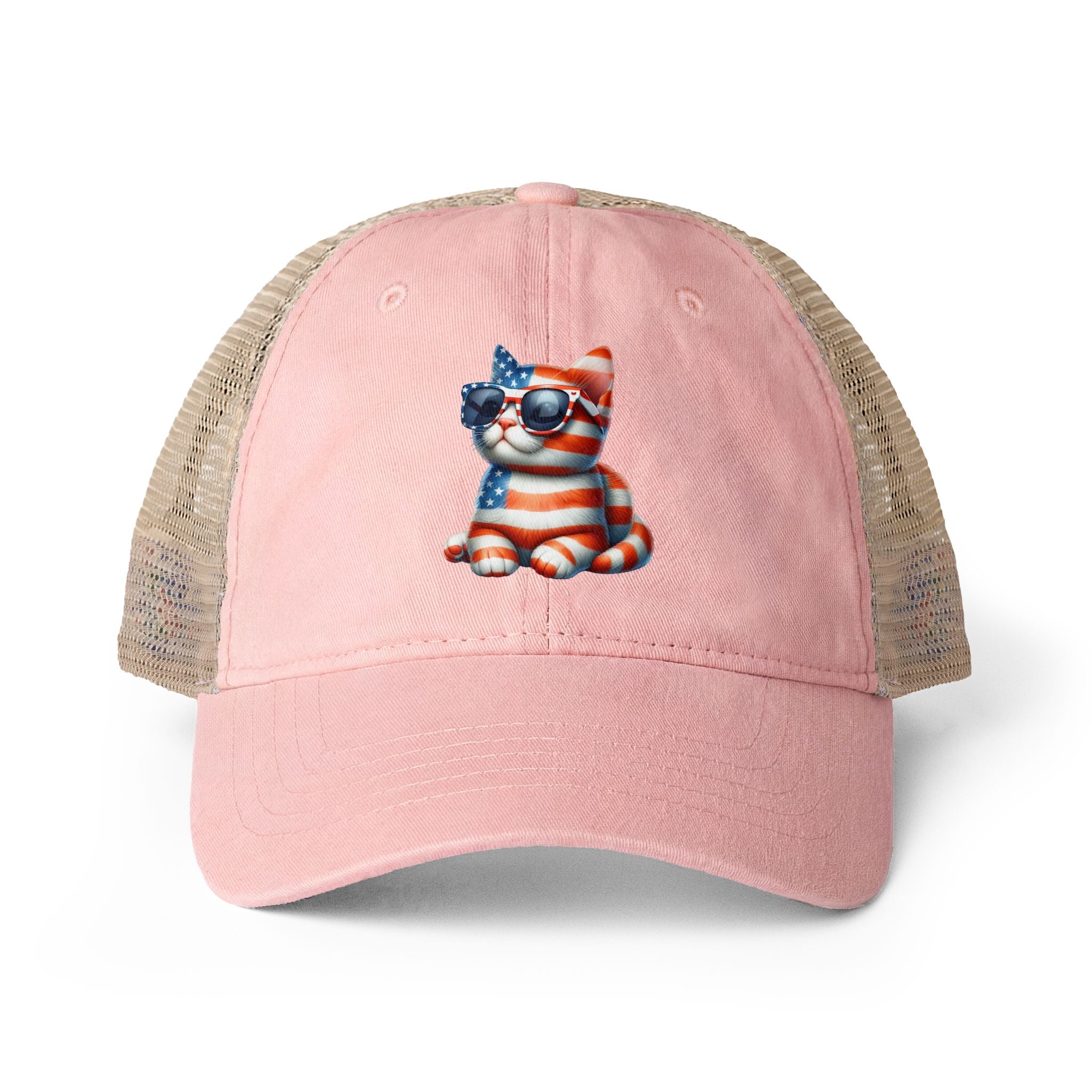 Women's Washed Mesh-Back Cap