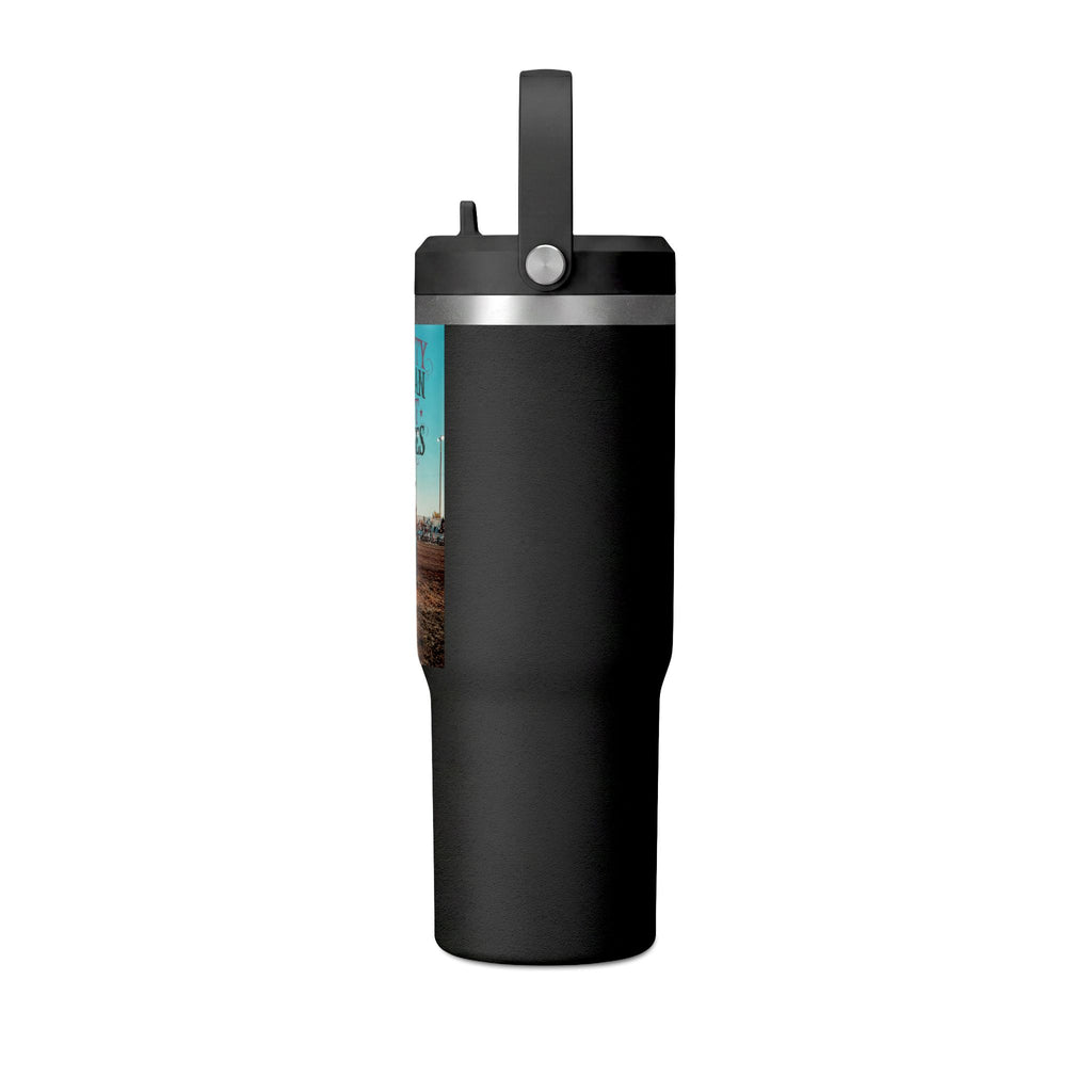 Nomad Tumbler 32oz: "Pretty Woman Rides Fast Horses" Cowboy Travel Tumbler