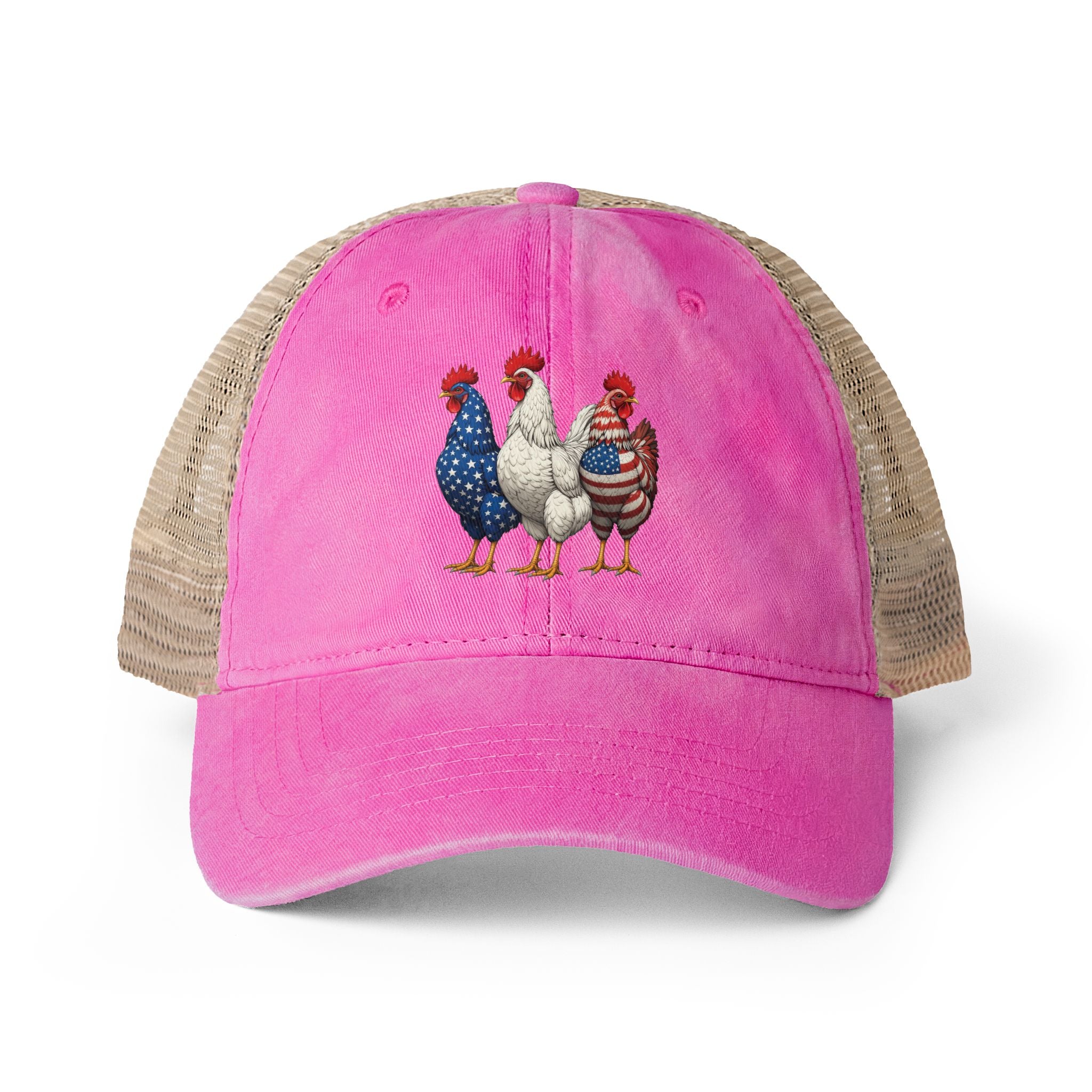 Women's Washed Mesh-Back Cap