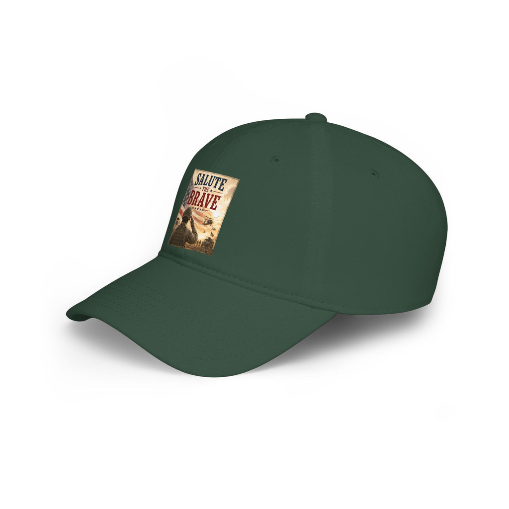Salute the Brave Cap - Patriotic Military Tribute Baseball Hat