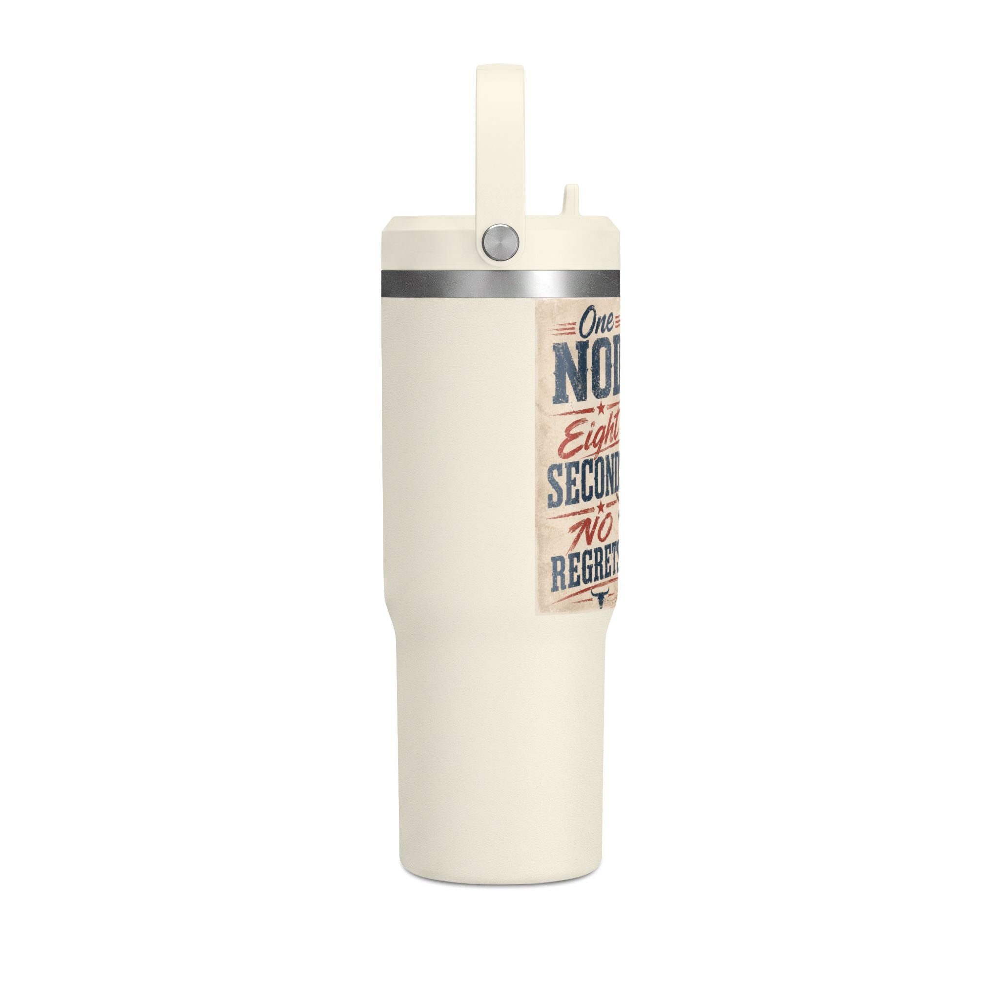 Nomad Tumbler 32oz - 'One Nod, Eight Seconds, No Regrets' Travel Tumbler