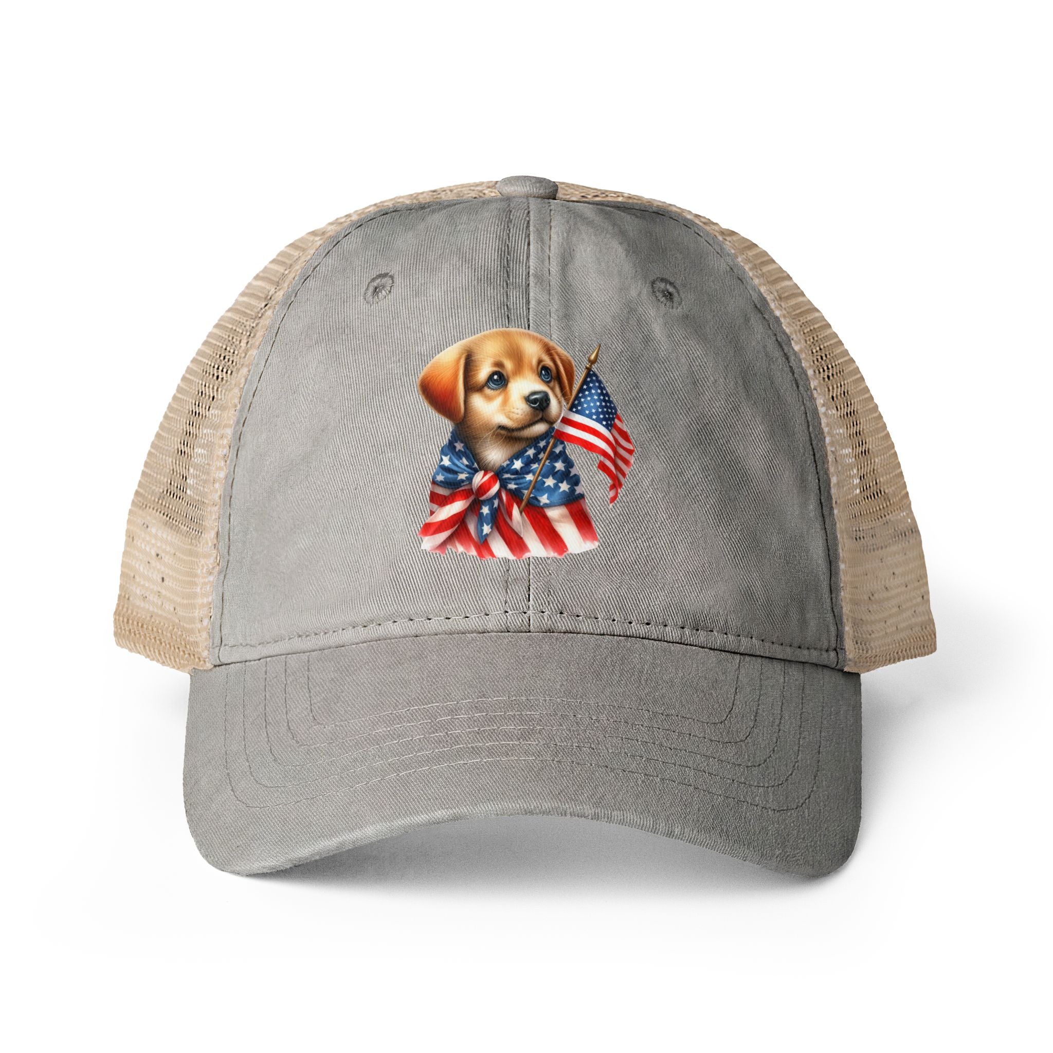 Women's Washed Mesh-Back Cap