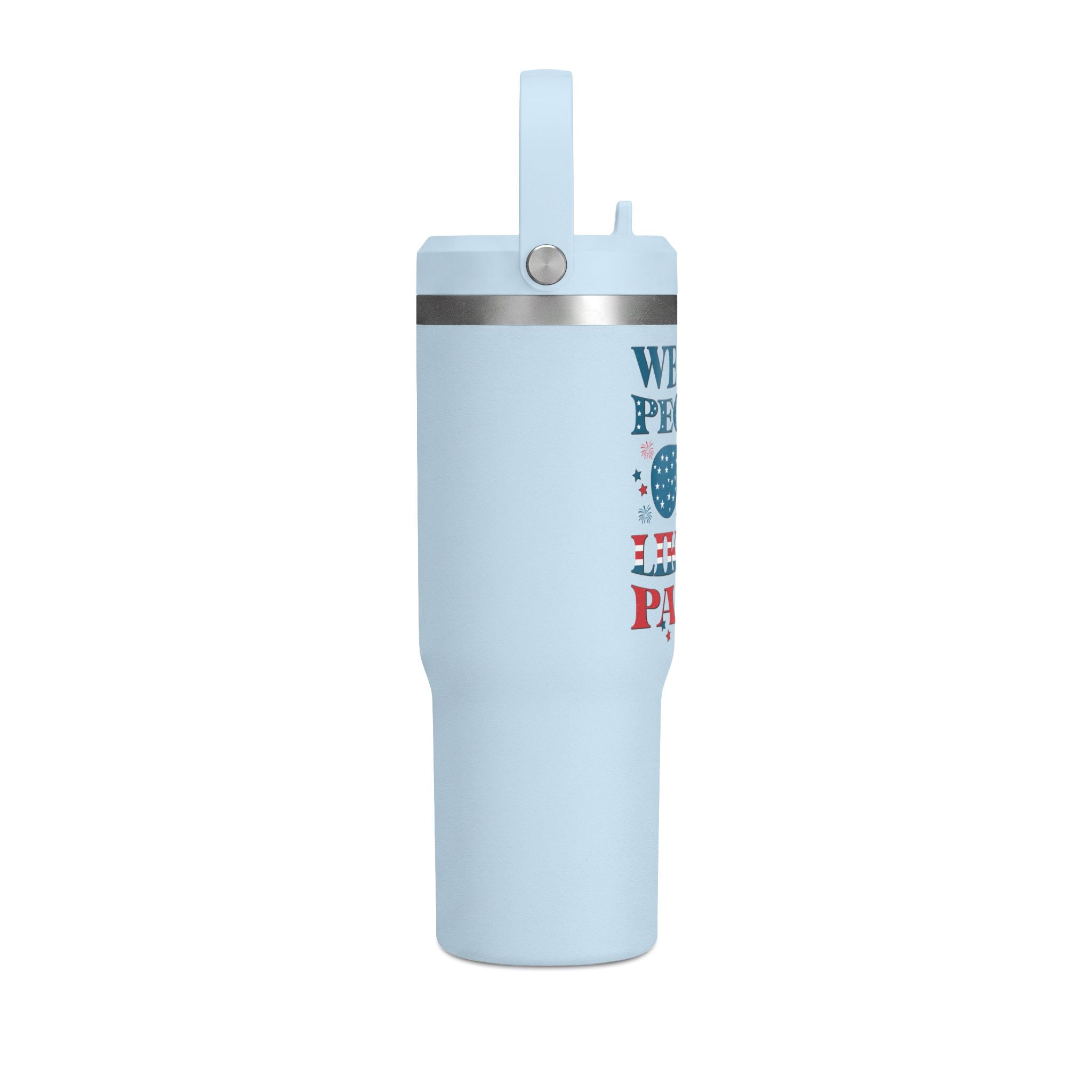 32oz Nomad Tumbler — "We the People Like to Party" Patriotic Insulated Travel Mug