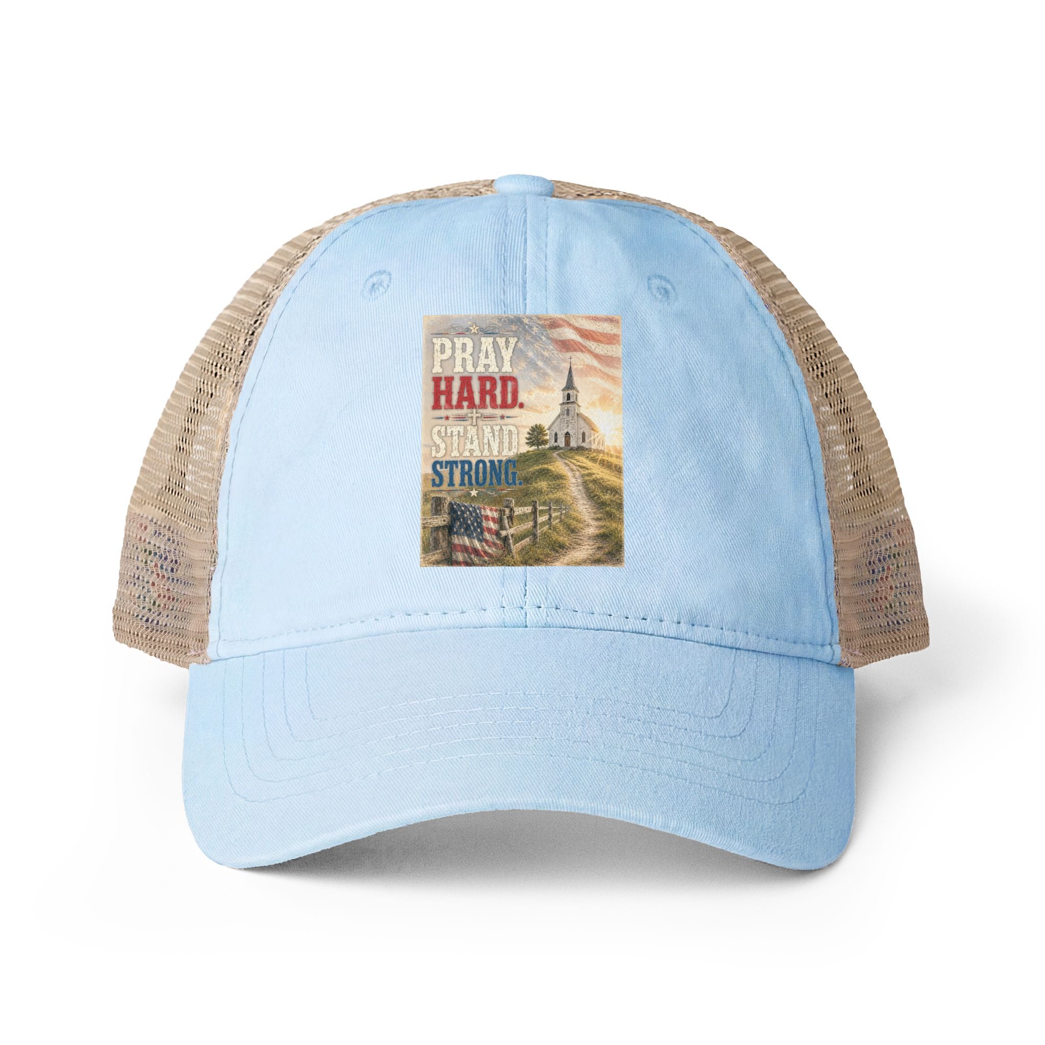 Women's Washed Mesh-Back Cap