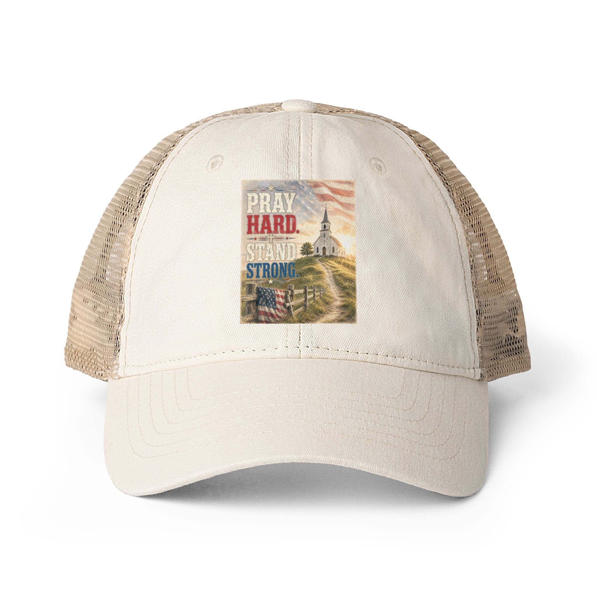 Women's Washed Mesh-Back Cap