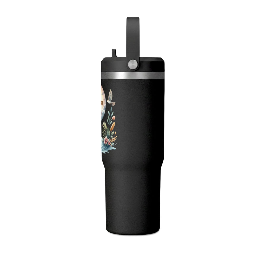 32oz Faith Tumbler — Cross & Dove Spiritual Travel Mug