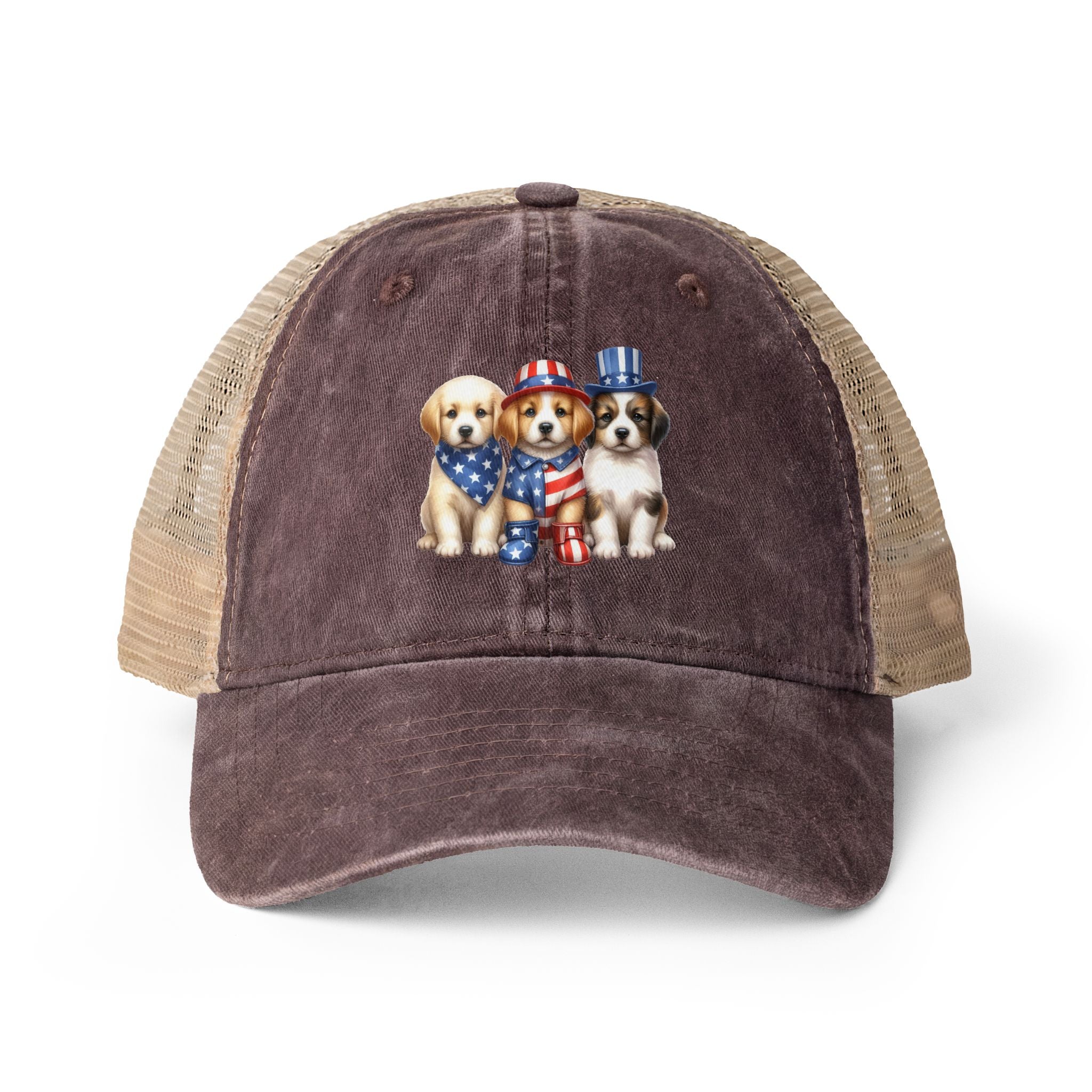 Women's Washed Mesh-Back Cap