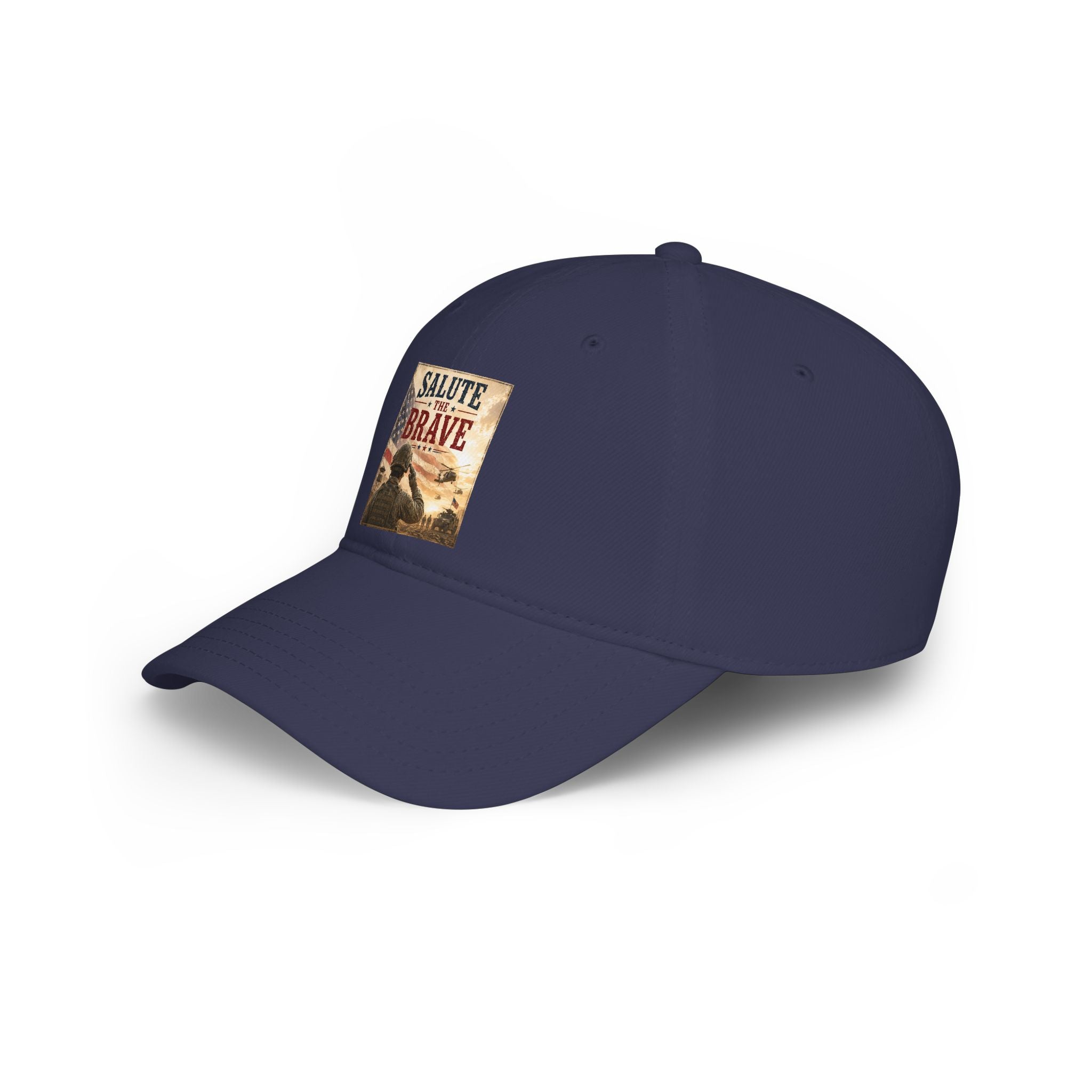 Salute the Brave Cap - Patriotic Military Tribute Baseball Hat