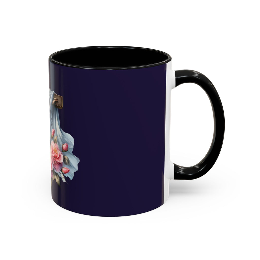 Easter Cross Coffee Mug — Floral Crucifix Accent Mug (11/15 oz)