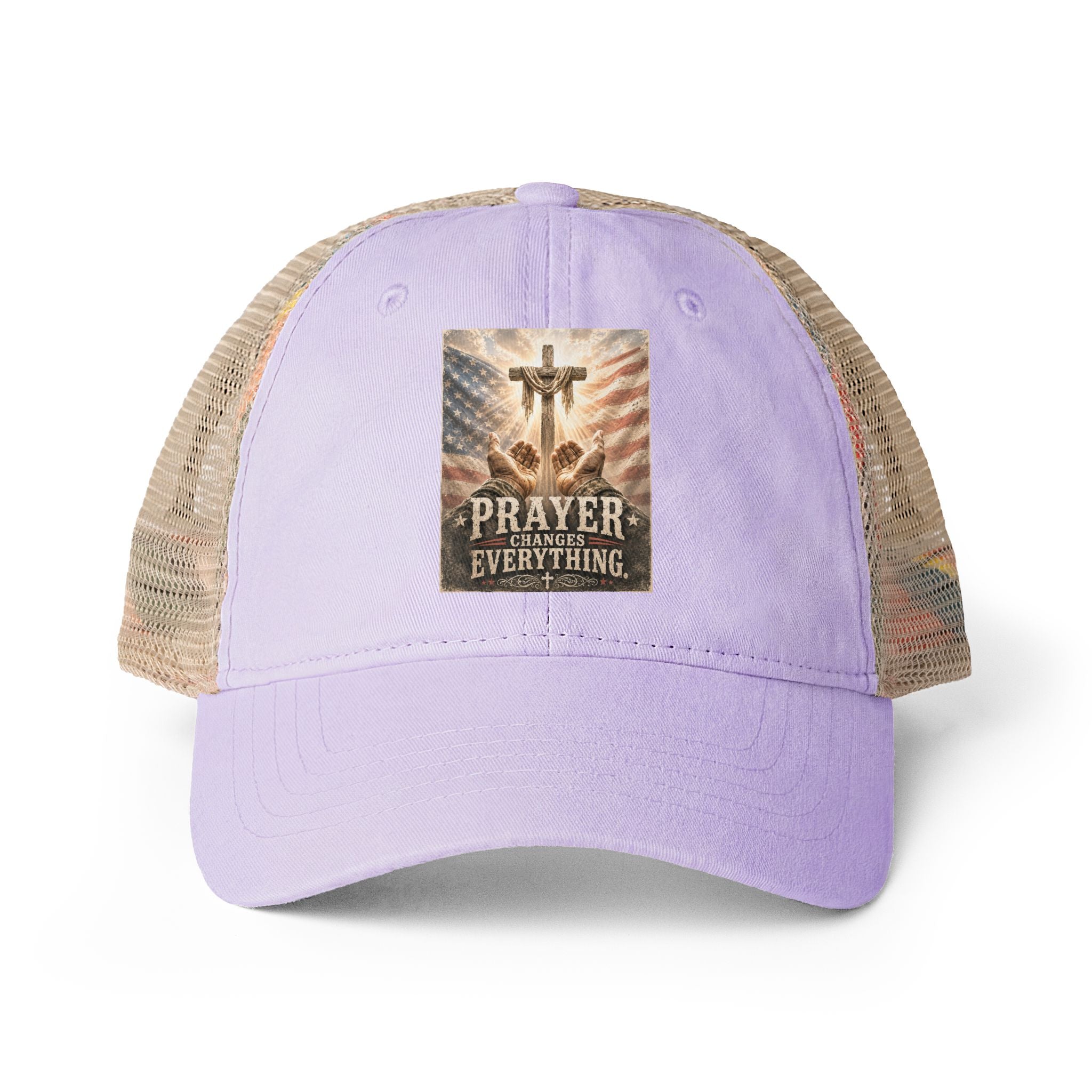 Women's Washed Mesh-Back Cap