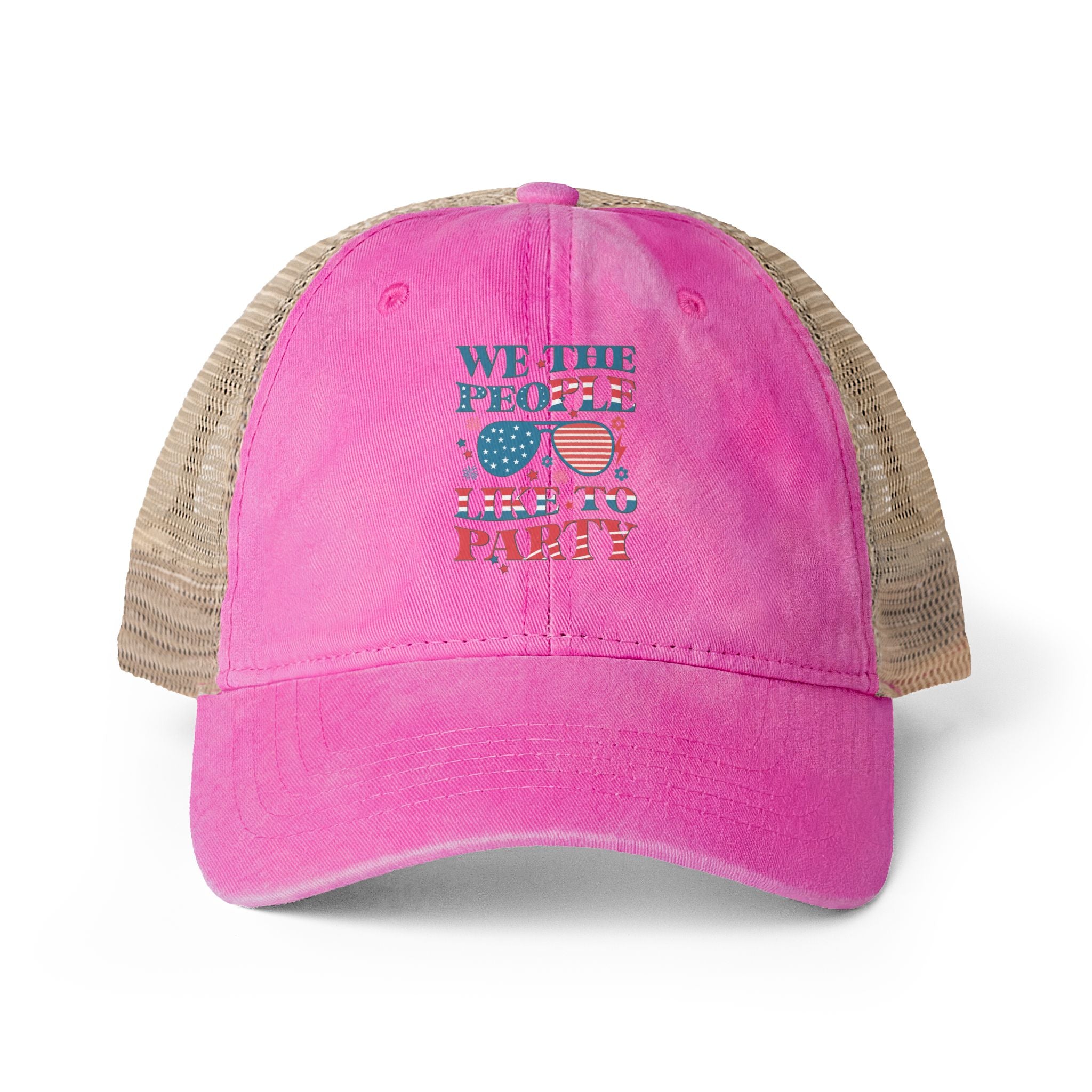 Women's Washed Mesh-Back Cap