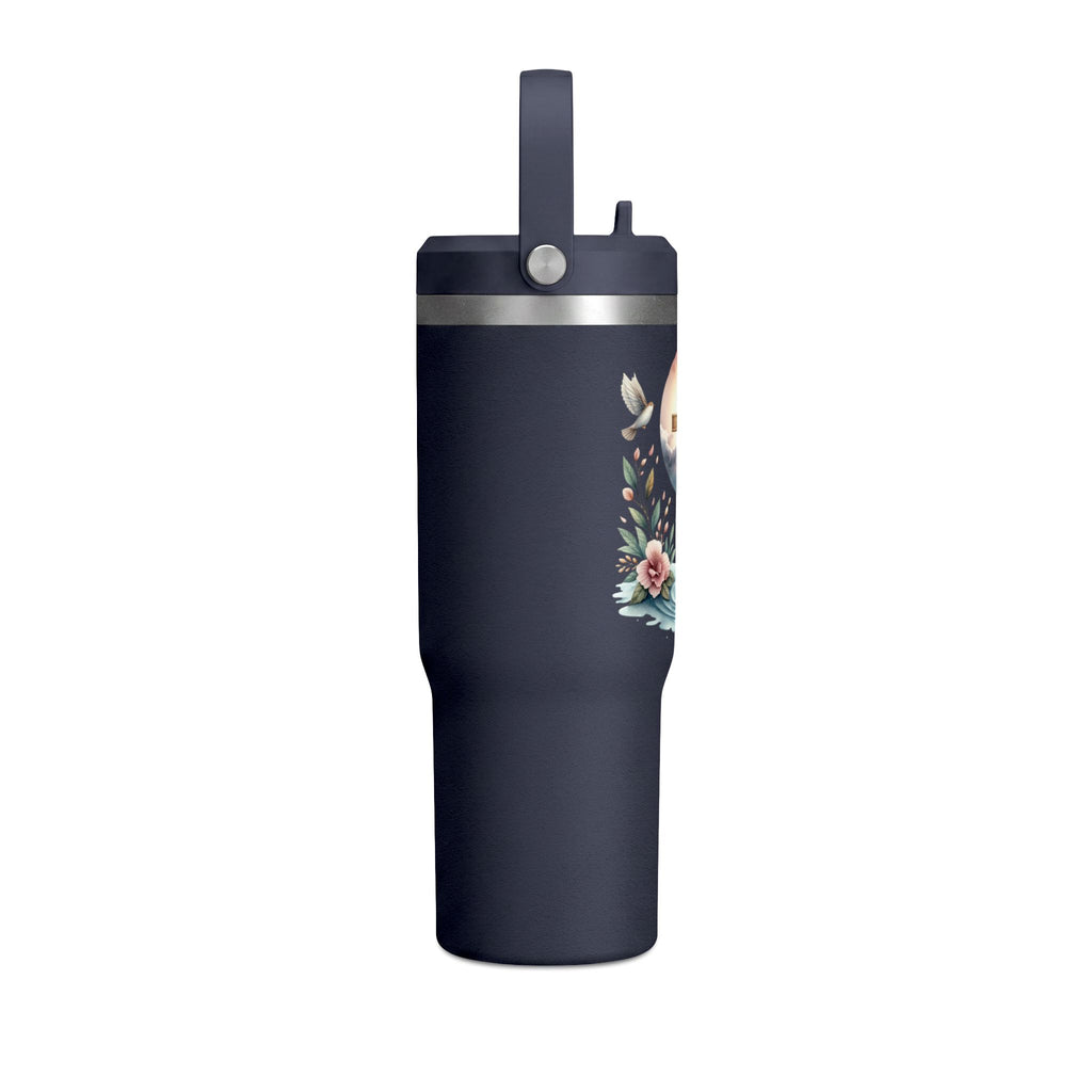 32oz Faith Tumbler — Cross & Dove Spiritual Travel Mug