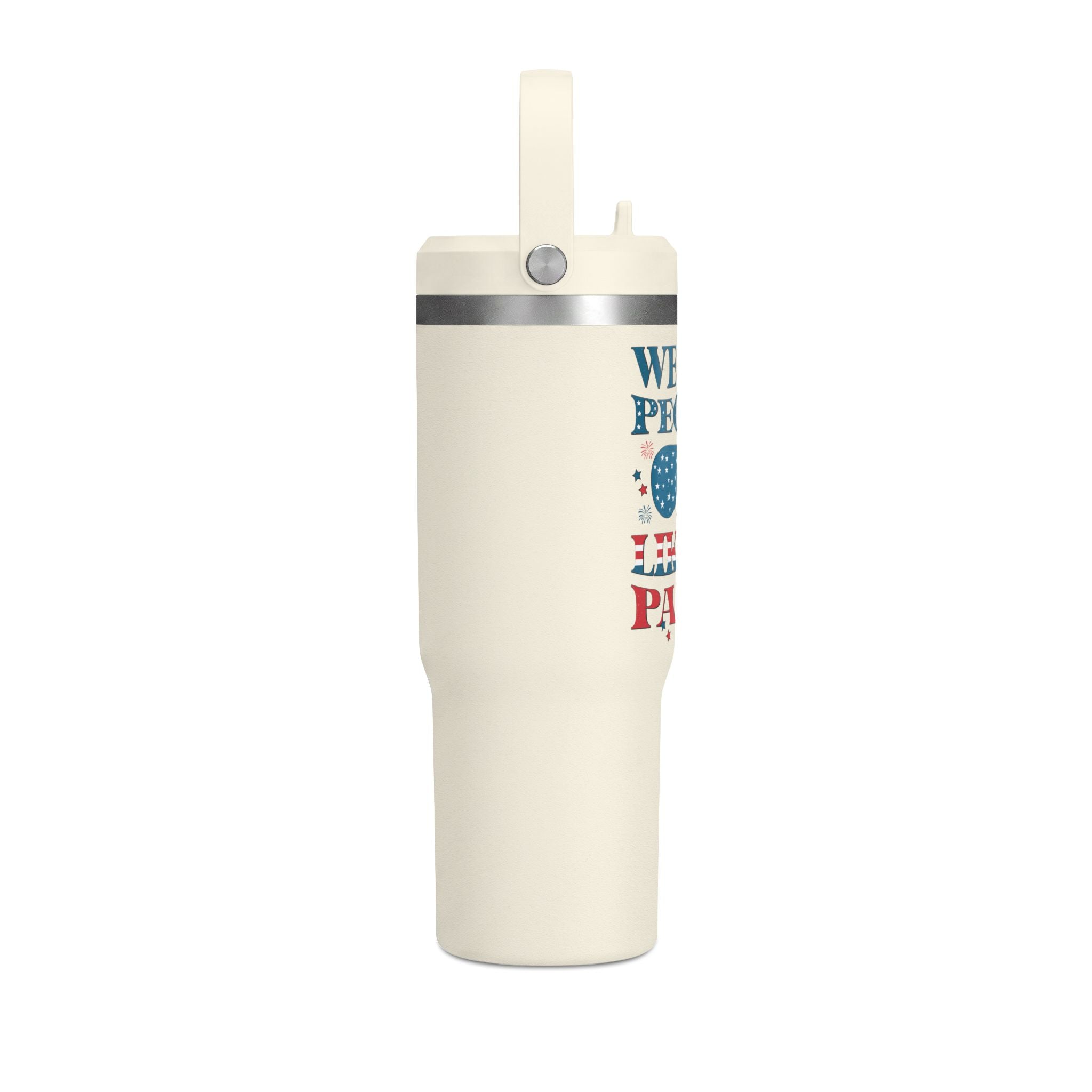 32oz Nomad Tumbler — "We the People Like to Party" Patriotic Insulated Travel Mug