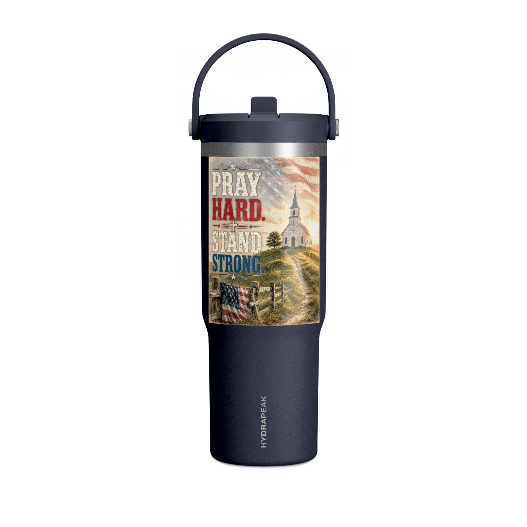 Pray Hard Stand Strong 32oz Tumbler