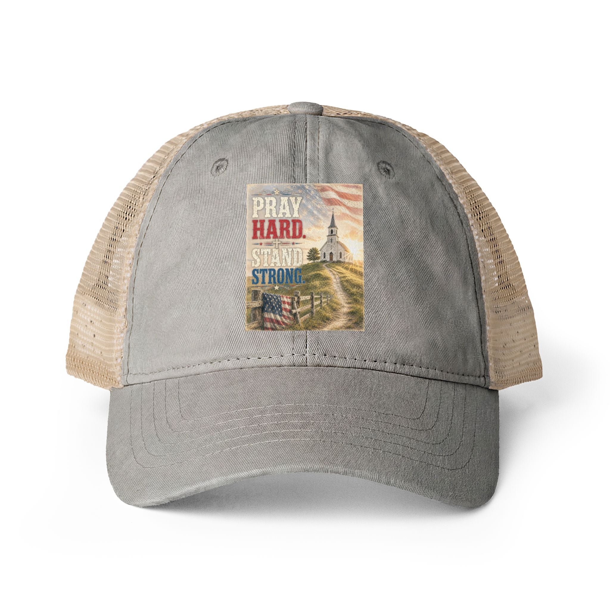 Women's Washed Mesh-Back Cap