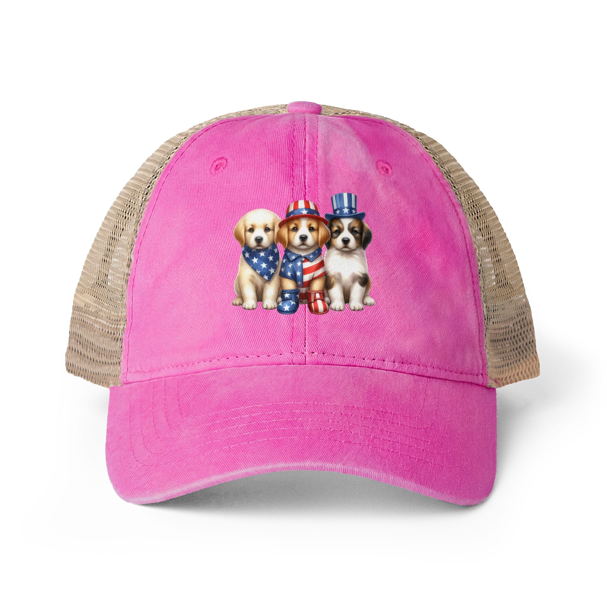Women's Washed Mesh-Back Cap