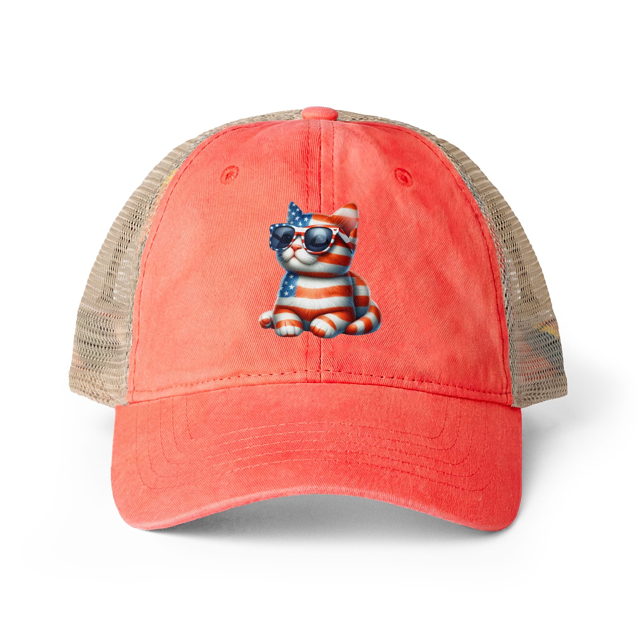 Women's Washed Mesh-Back Cap