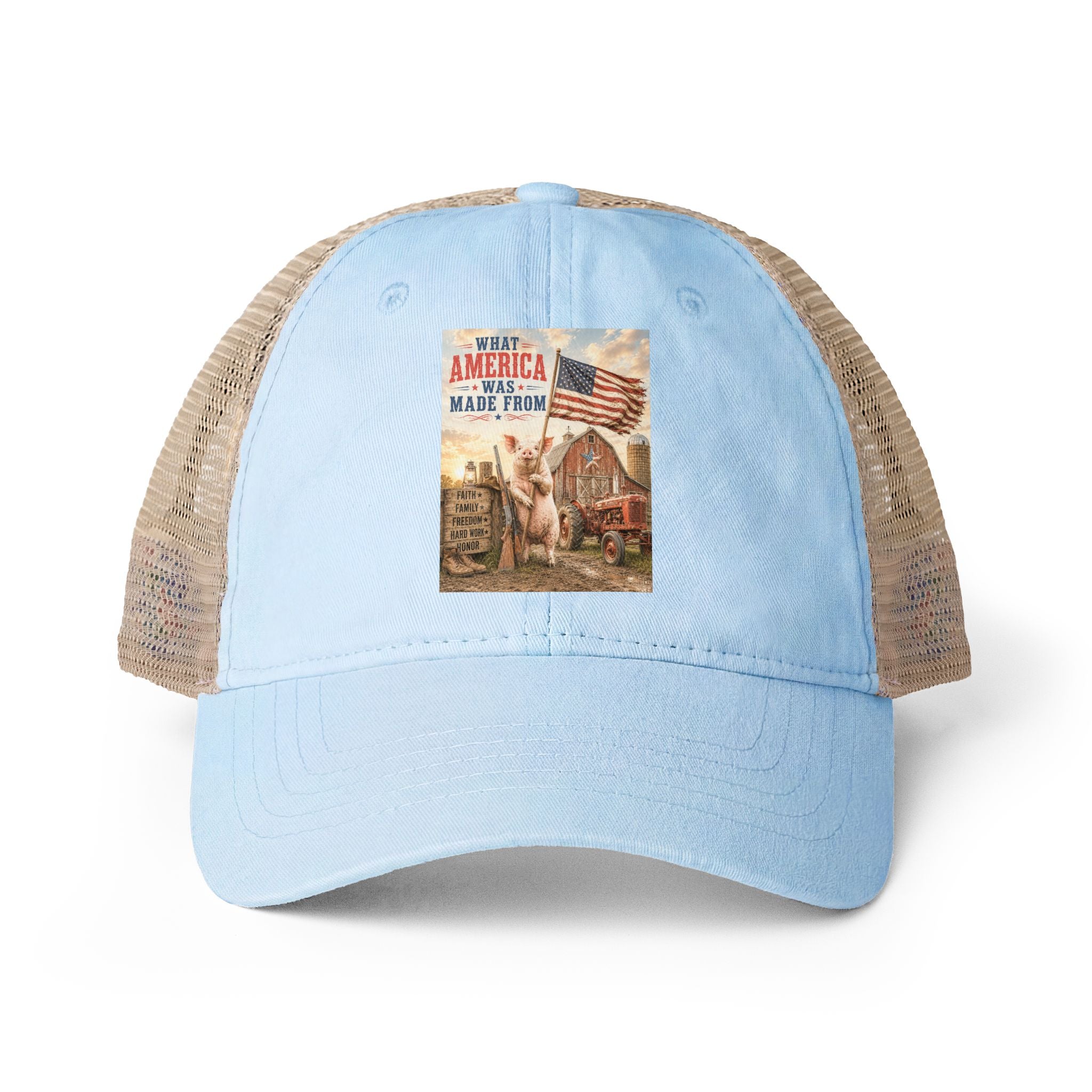 Women's Washed Mesh-Back Cap