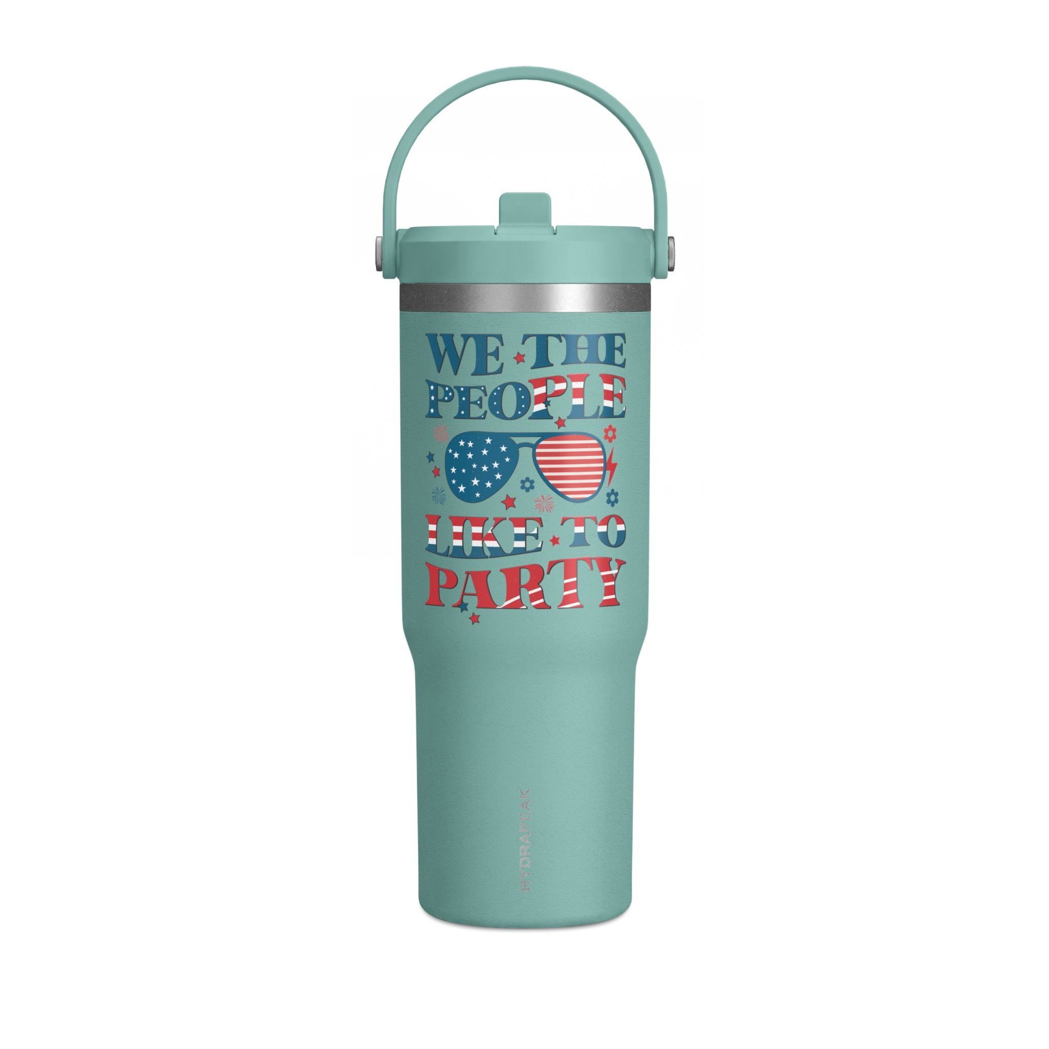 32oz Nomad Tumbler — "We the People Like to Party" Patriotic Insulated Travel Mug