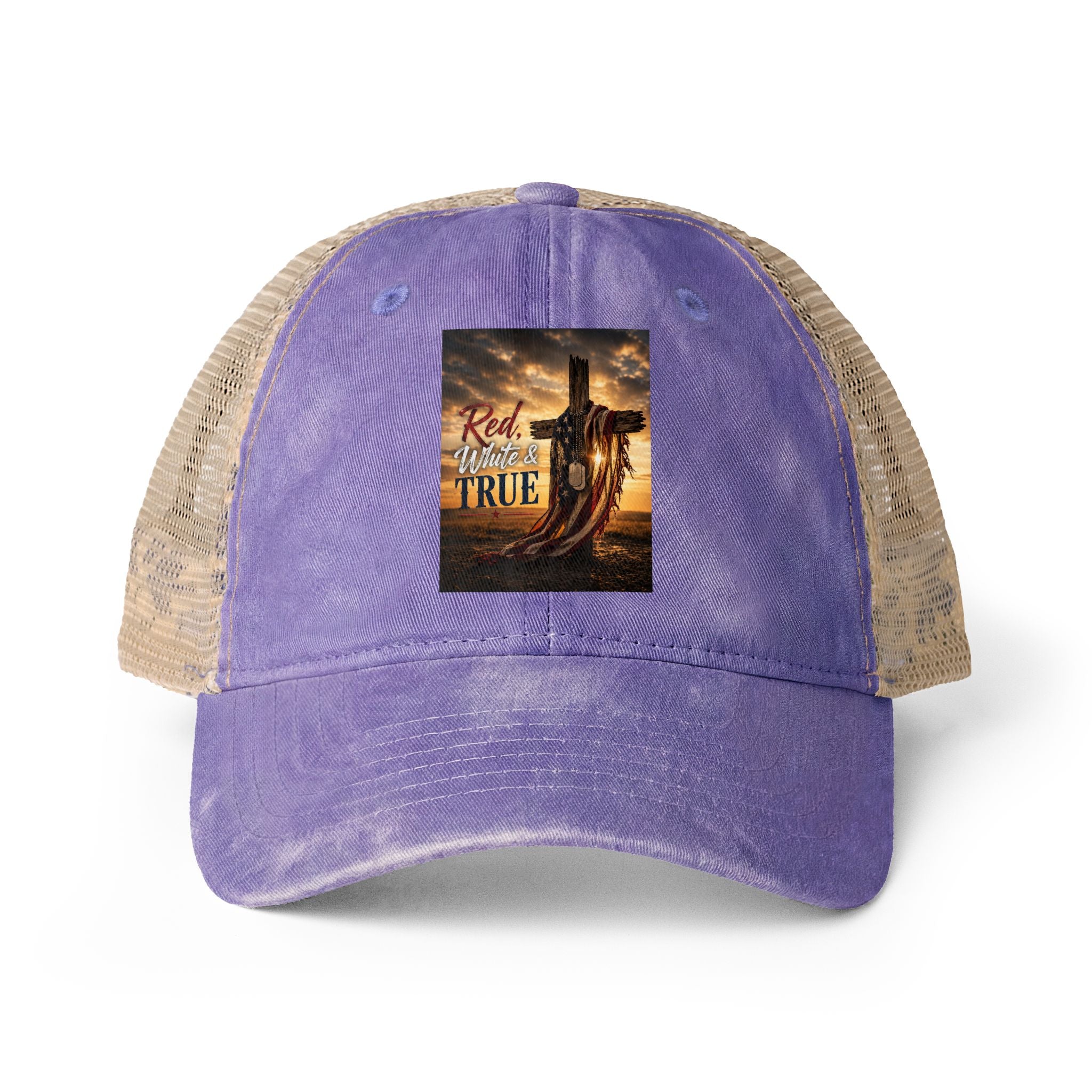 Women's Washed Mesh-Back Cap