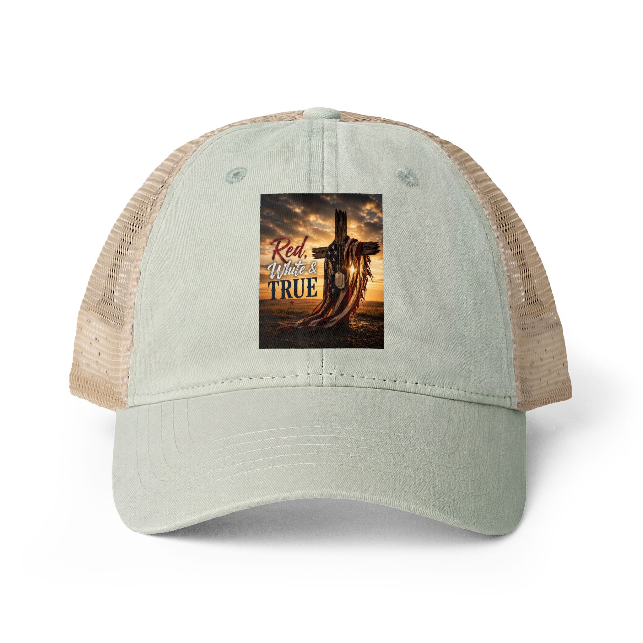 Women's Washed Mesh-Back Cap