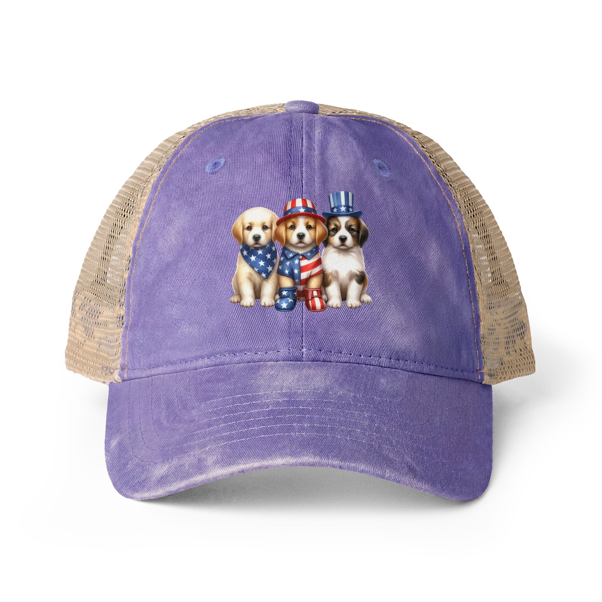 Women's Washed Mesh-Back Cap