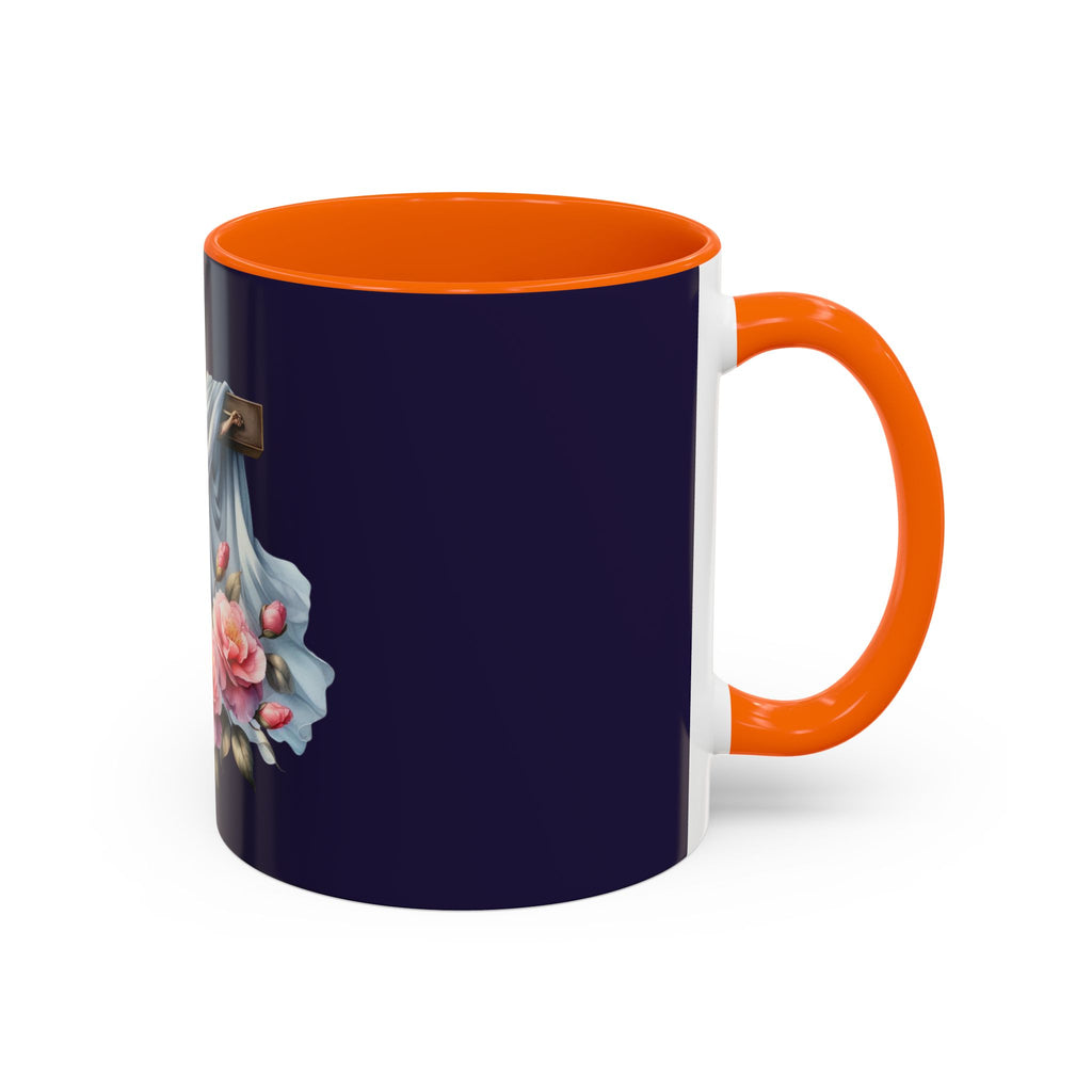 Easter Cross Coffee Mug — Floral Crucifix Accent Mug (11/15 oz)