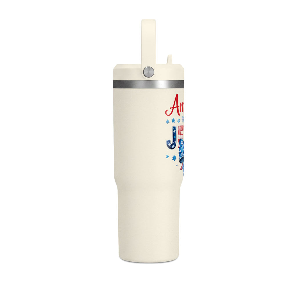 America Needs Jesus 32oz Nomad Tumbler – Patriotic Insulated Travel Mug