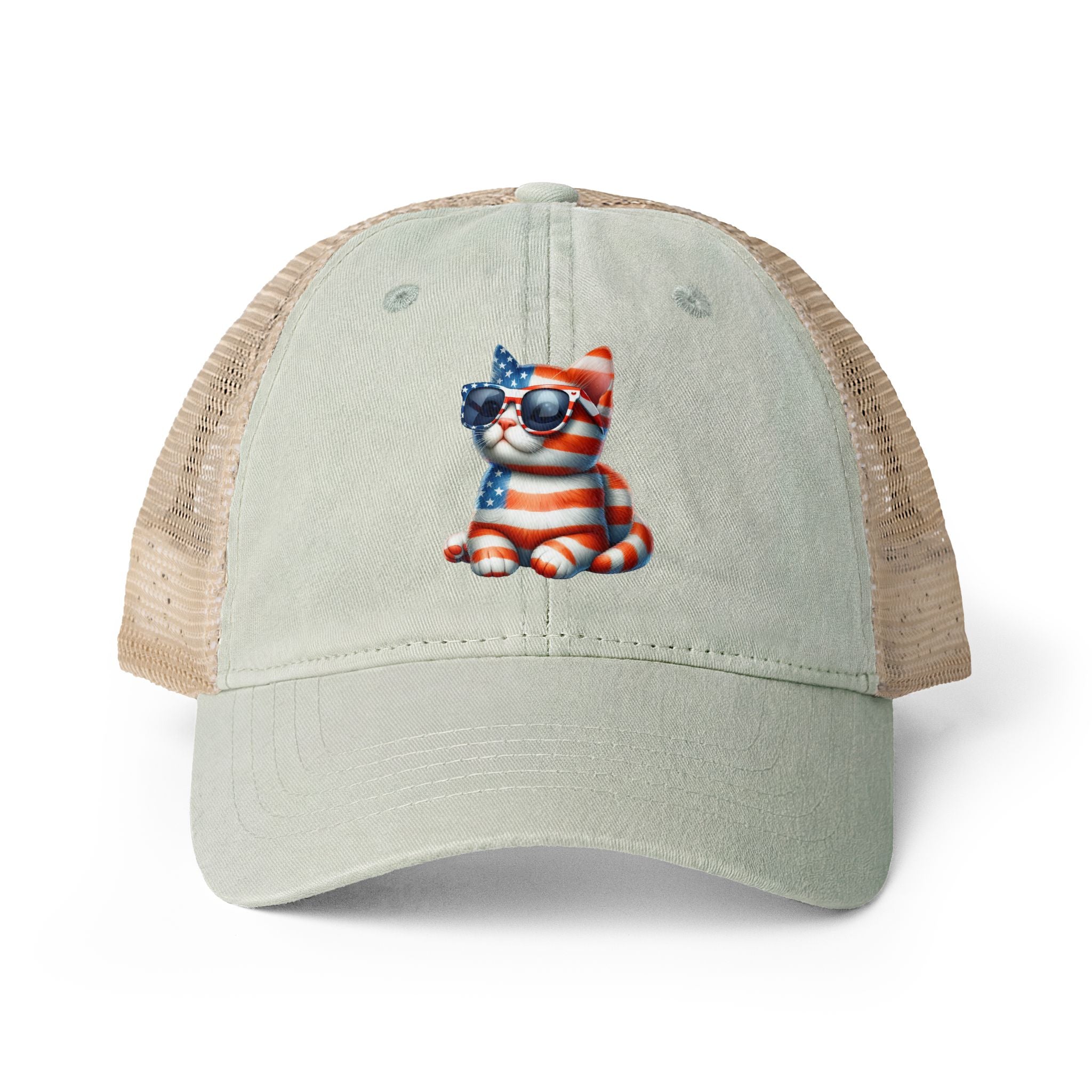 Women's Washed Mesh-Back Cap