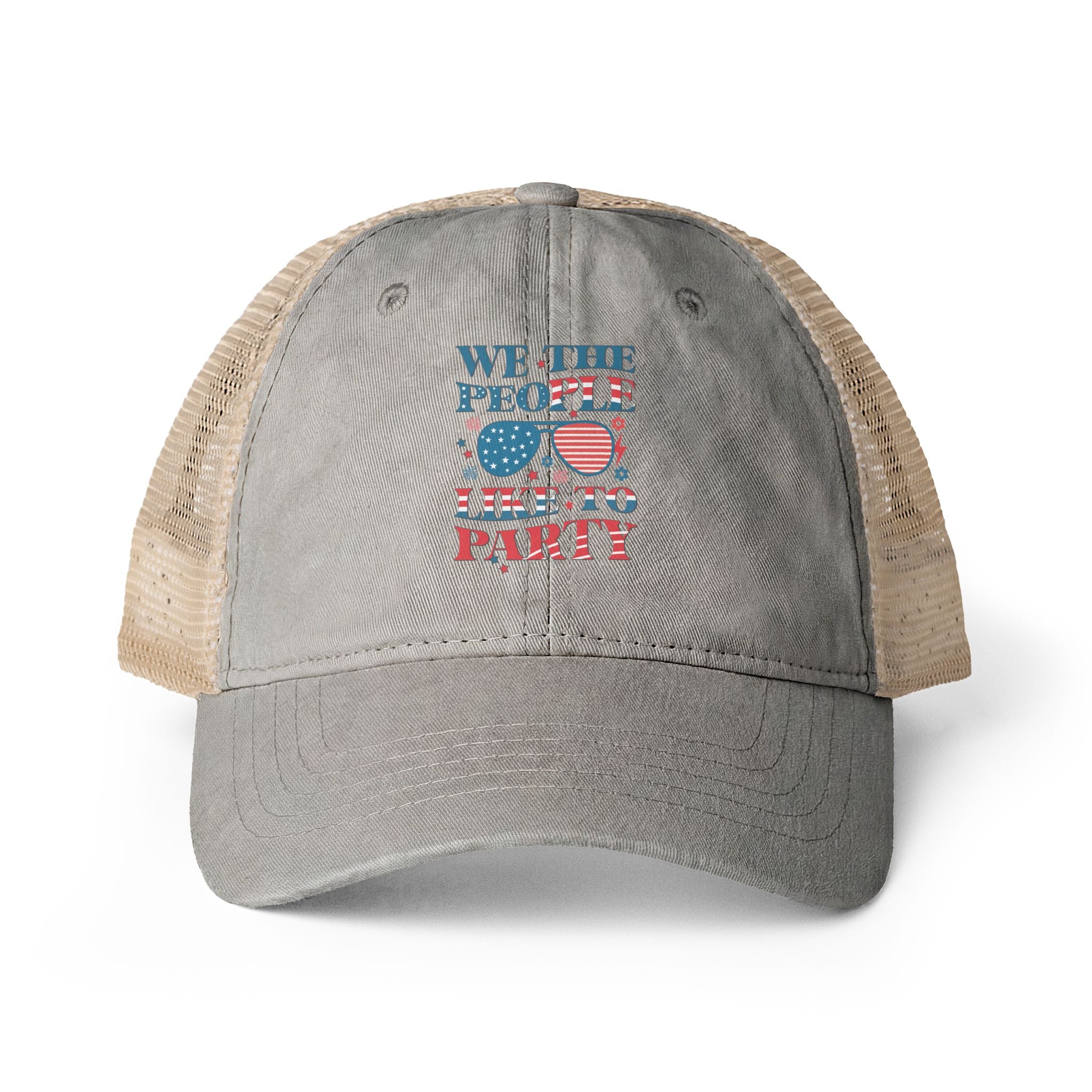 Women's Washed Mesh-Back Cap