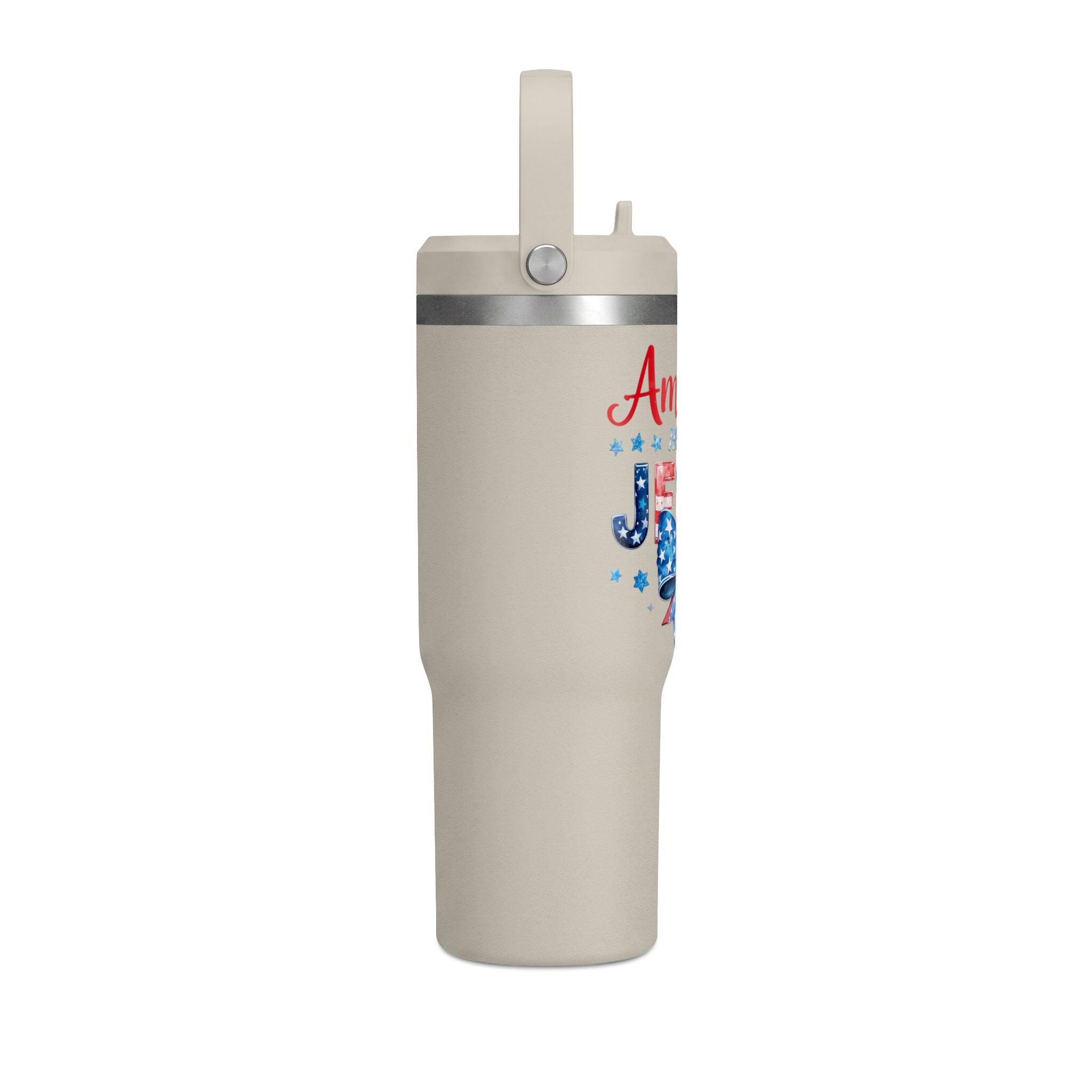America Needs Jesus 32oz Nomad Tumbler – Patriotic Insulated Travel Mug