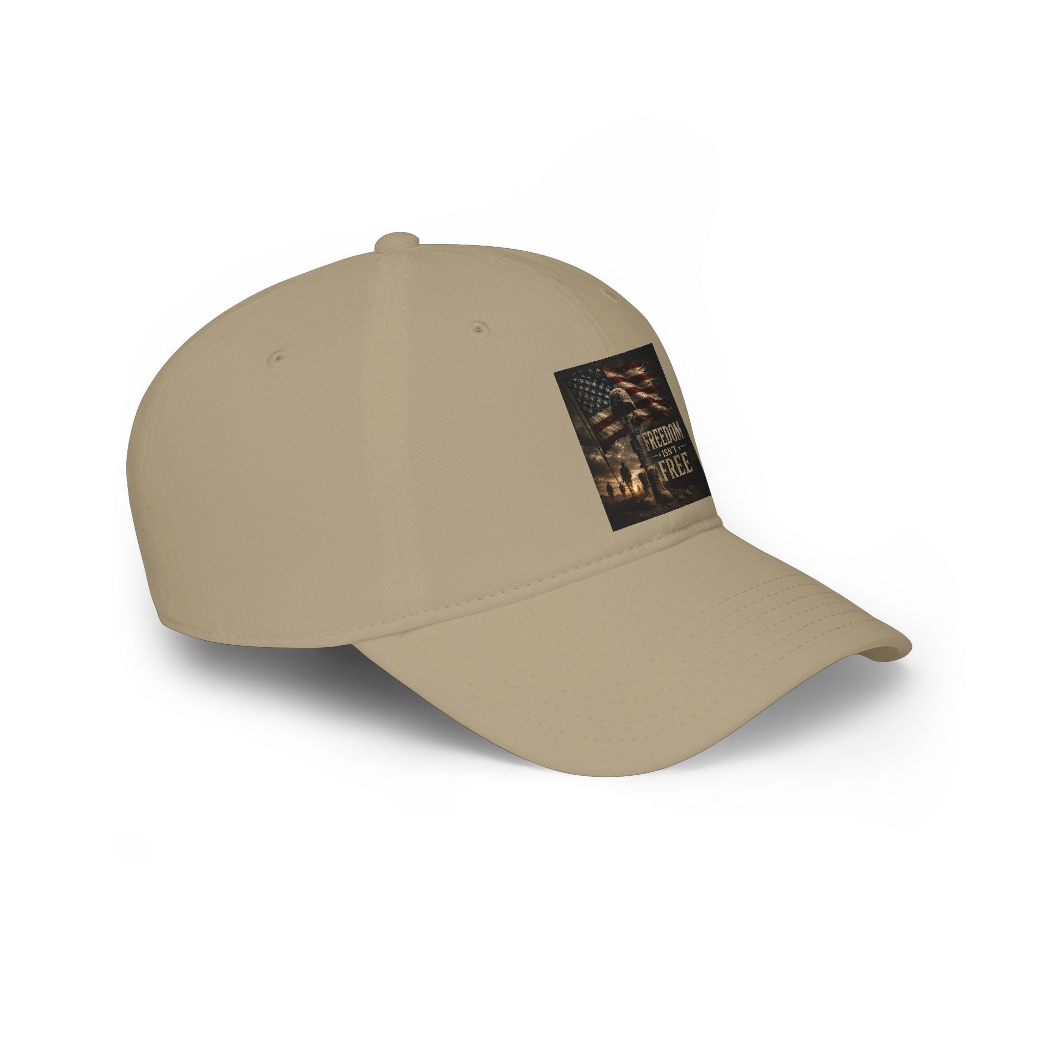 Patriotic 'Freedom Isn't Free' Low Profile Baseball Cap