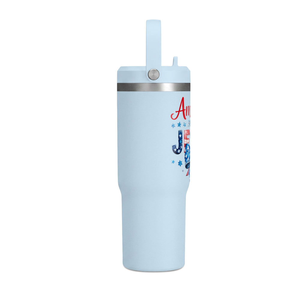 America Needs Jesus 32oz Nomad Tumbler – Patriotic Insulated Travel Mug
